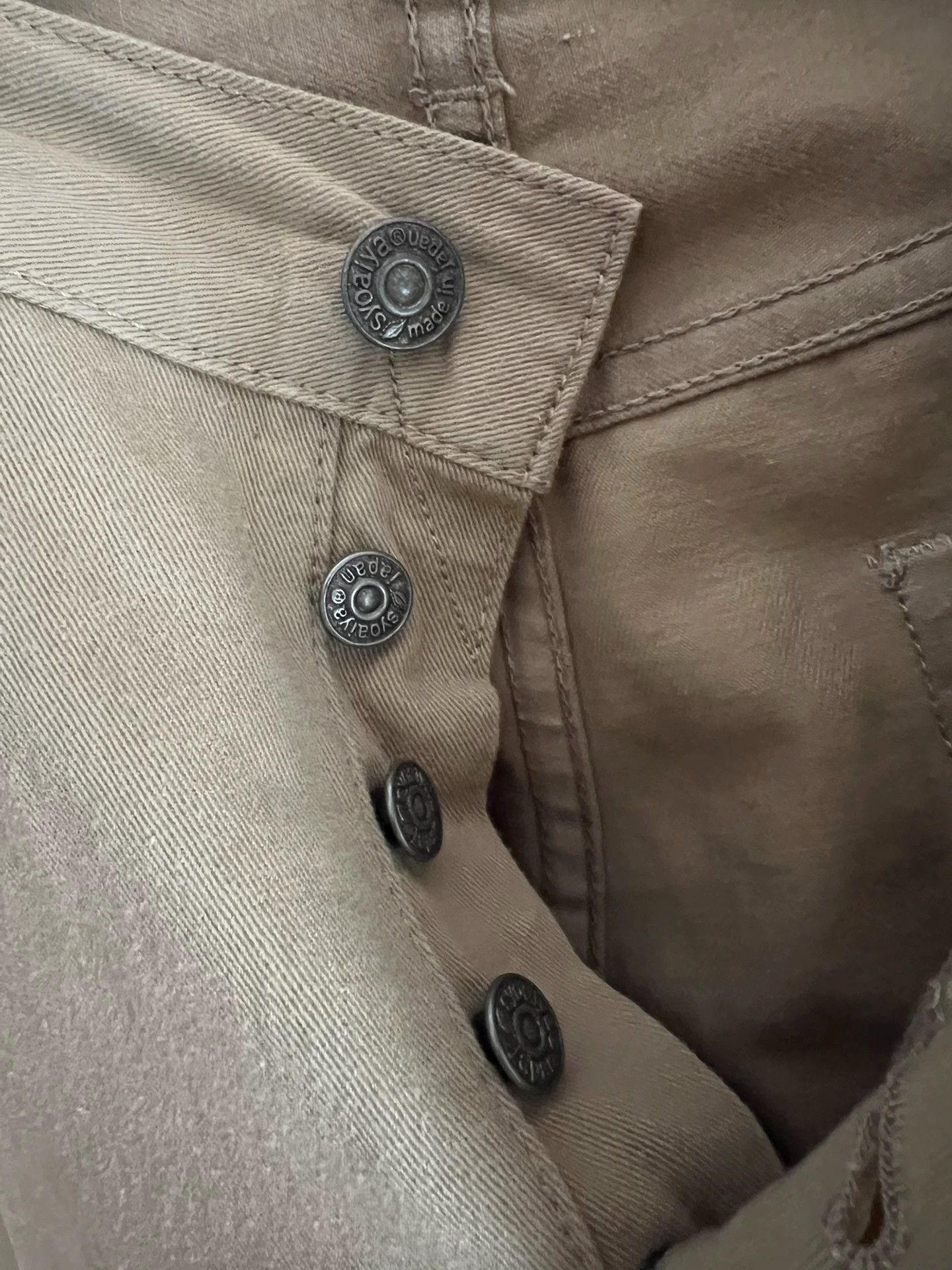 Other PBJ Selvedge Straight Mid High Waist 31 JPN Size US 31 - 9 Thumbnail