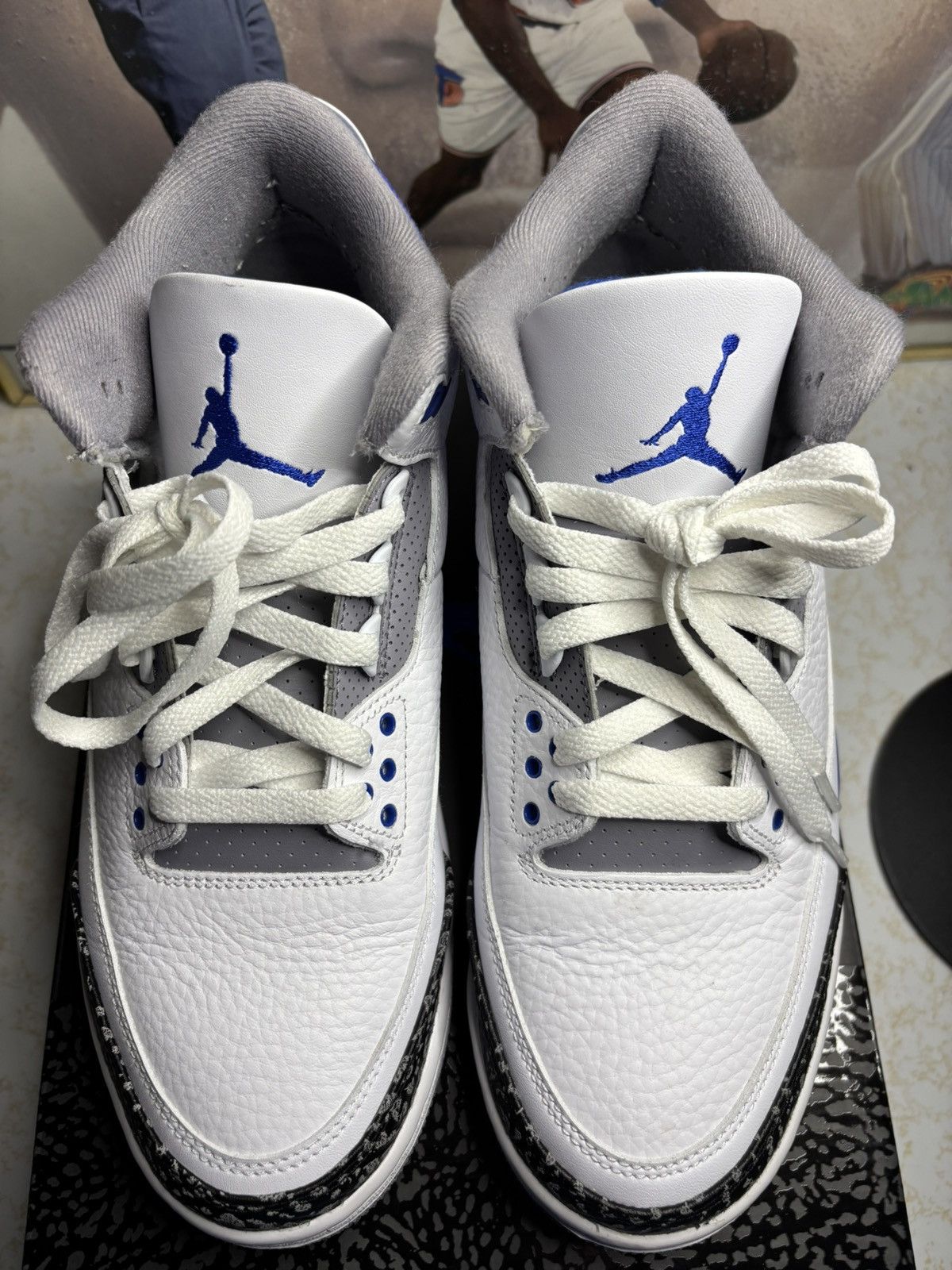 Jordan Brand Air Jordan 3 Retro Racer Blue Size US 9.5 / EU 42-43 - 2 Thumbnail