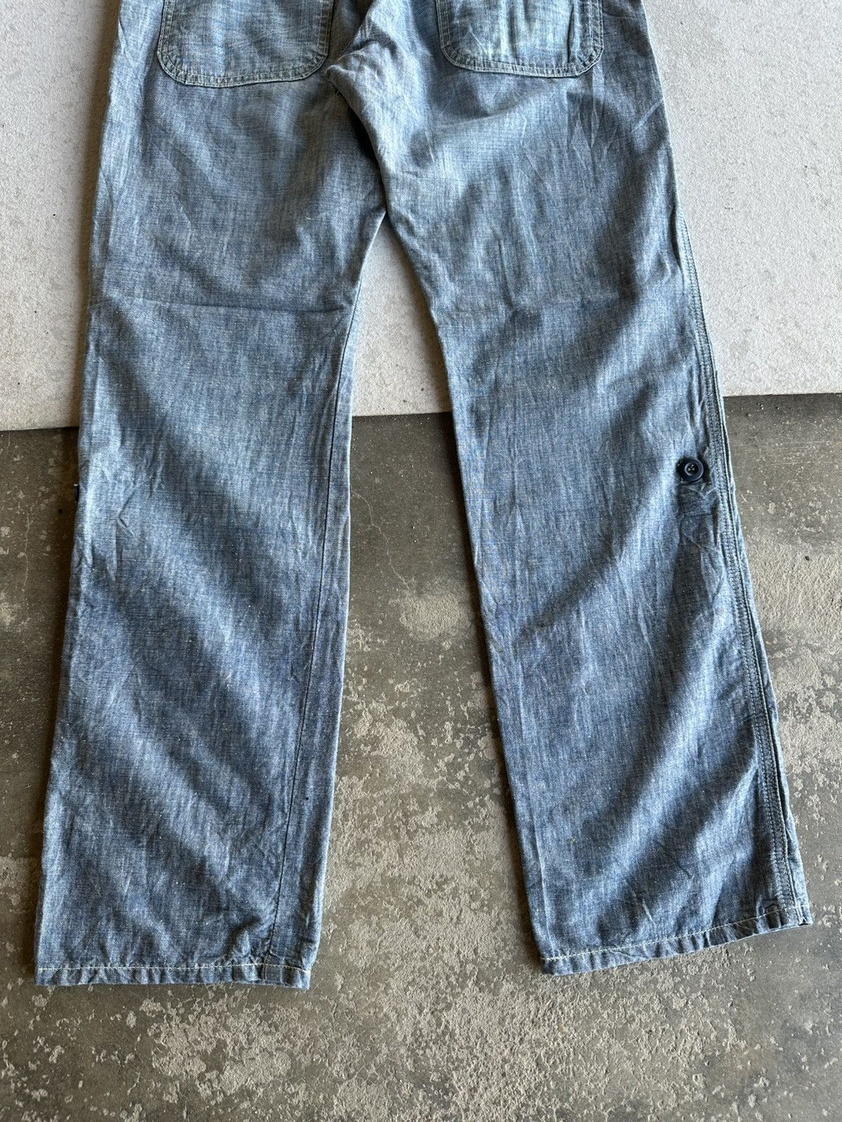 Vintage W33 L31 🍁 Vintage EDWIN Jeans Work Wear RARE Denim Pants Size US 33 - 12 Thumbnail