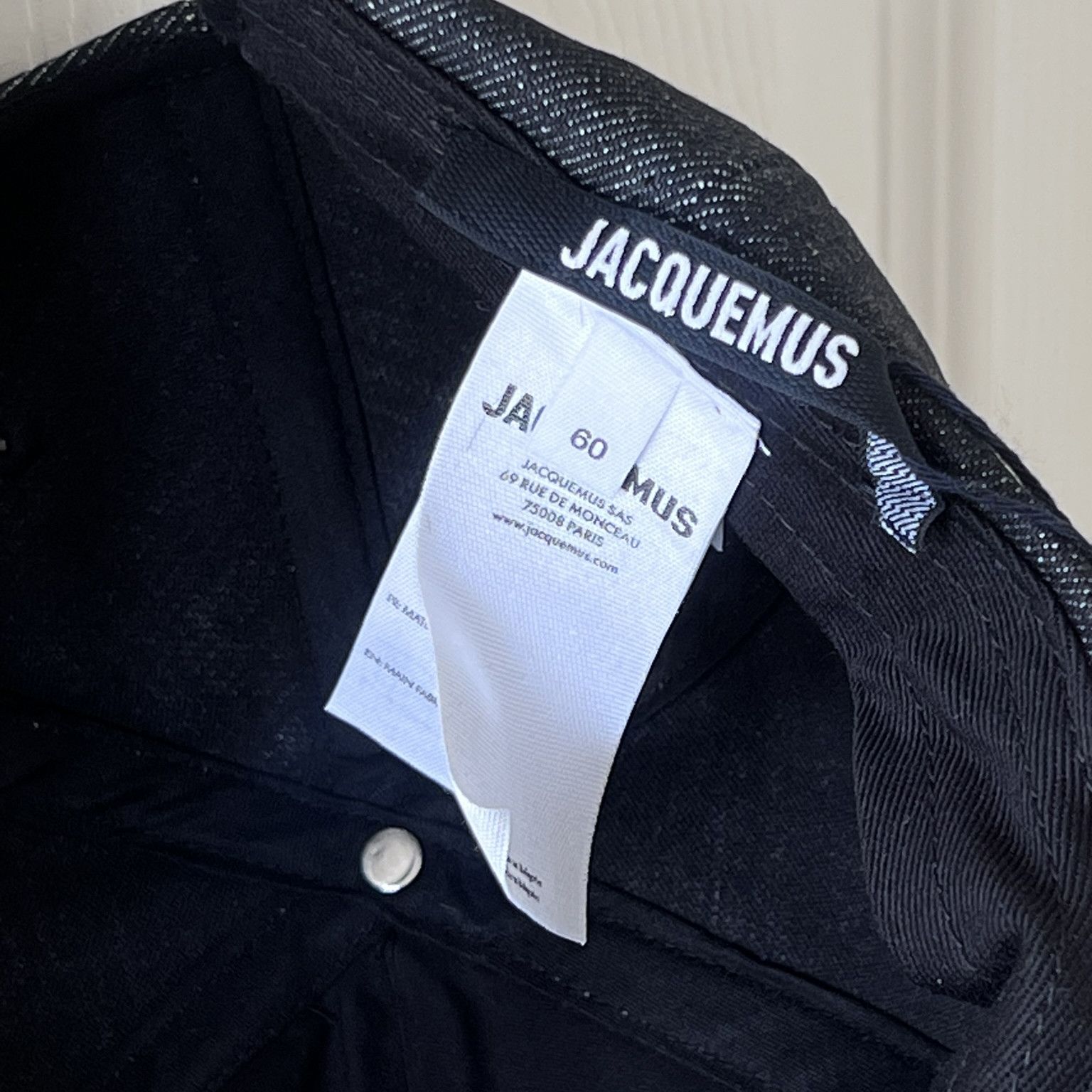 Jacquemus JACQUEMUS Navy 'The Baseball' Cap, Size 60 Size ONE SIZE - 8 Thumbnail