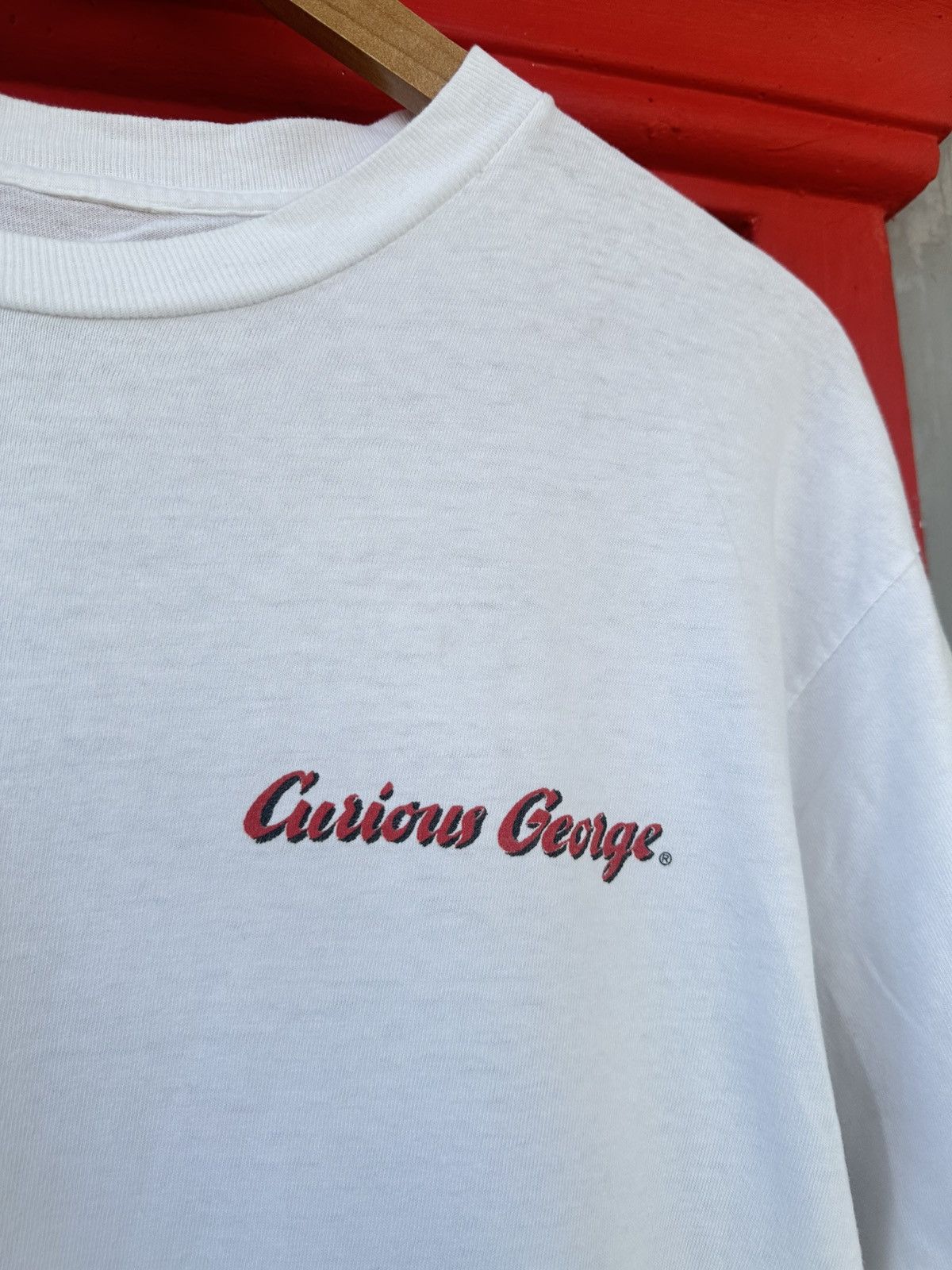 Vintage Vintage 90s Curious George Tee Size US L / EU 52-54 / 3 - 3 Thumbnail