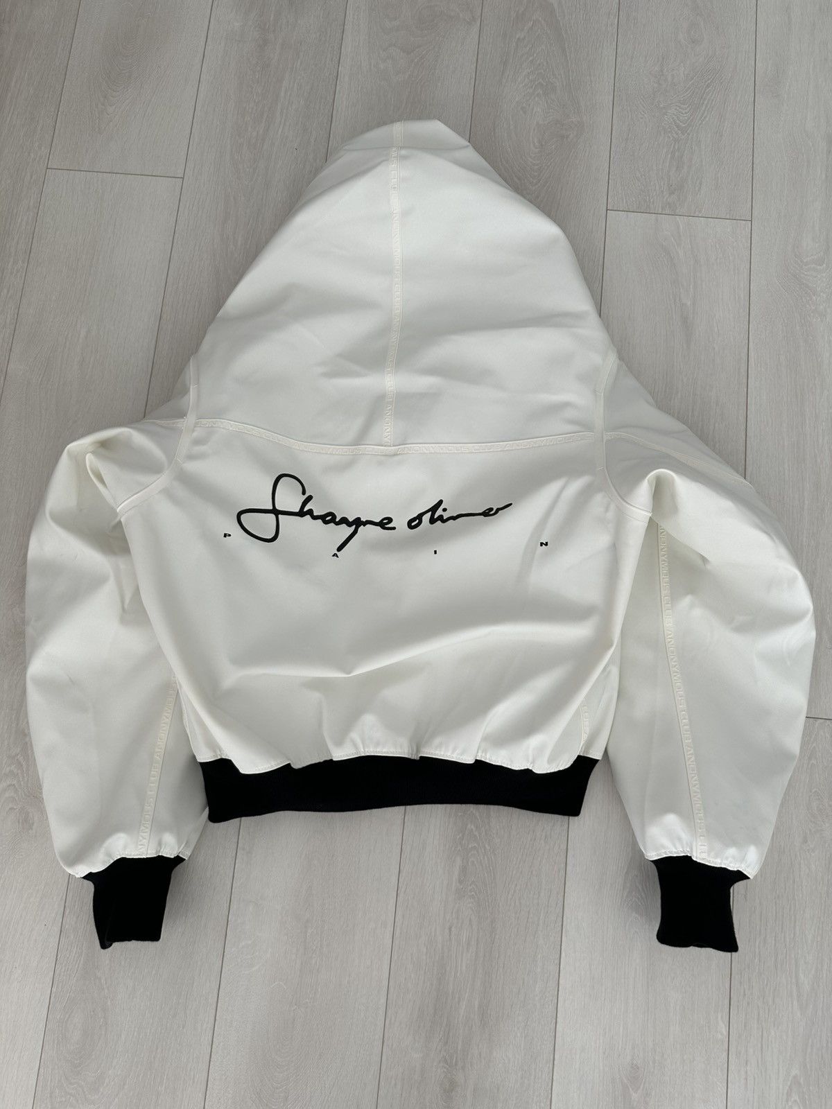 Anonymous Club ANONYMOUS CLUB WHITE NOTORIOUS BOMBER JACKET Size US S / EU 44-46 / 1 - 1 Thumbnail