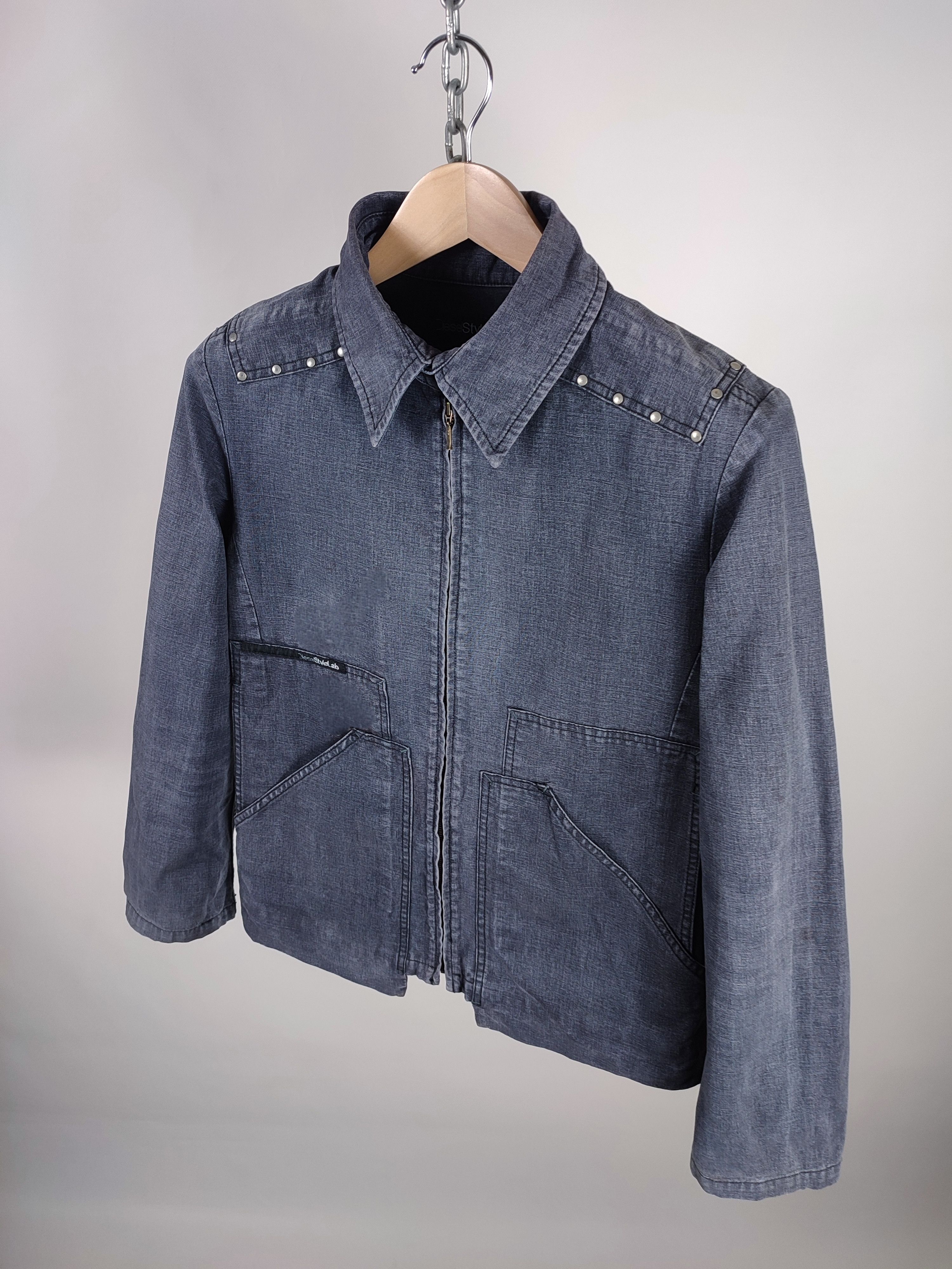 Diesel Vintage Diesel Multi Pocket Denim Jacket Size US S / EU 44-46 / 1 - 9 Thumbnail