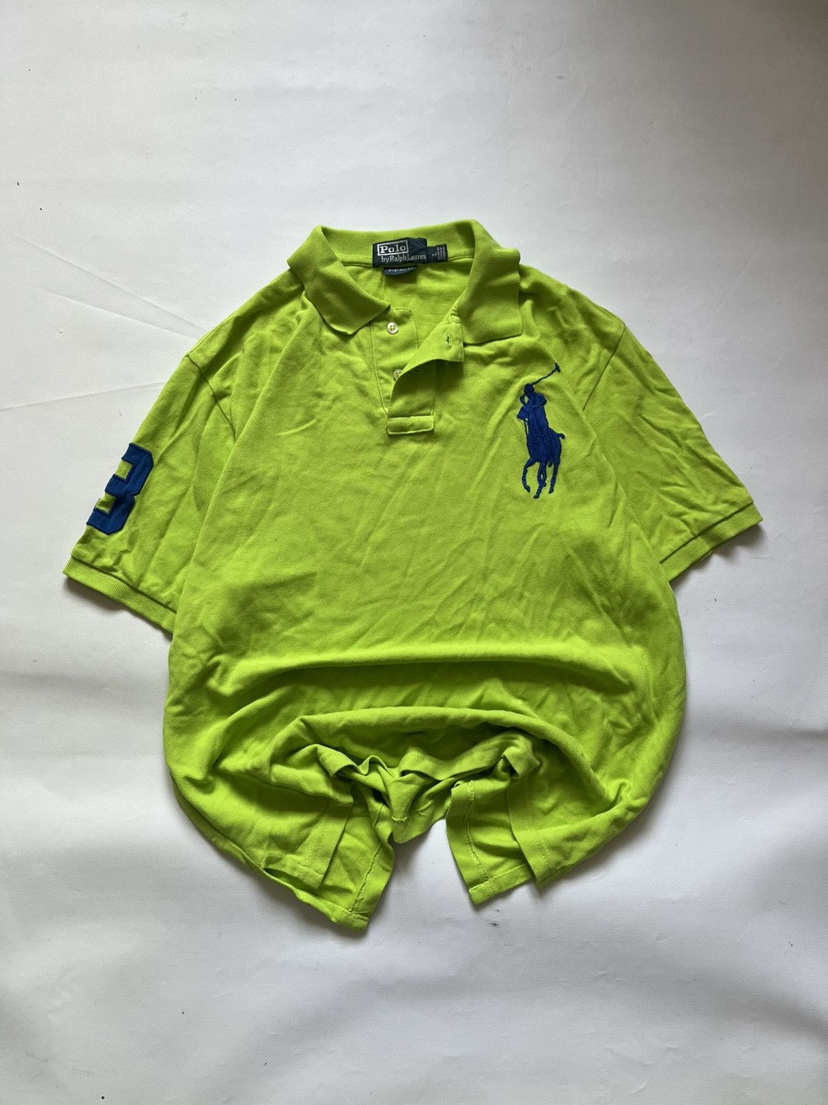 Polo Ralph Lauren Polo Ralph Lauren Striped Big Pony Polo Shirt Size US L / EU 52-54 / 3 - 2 Thumbnail