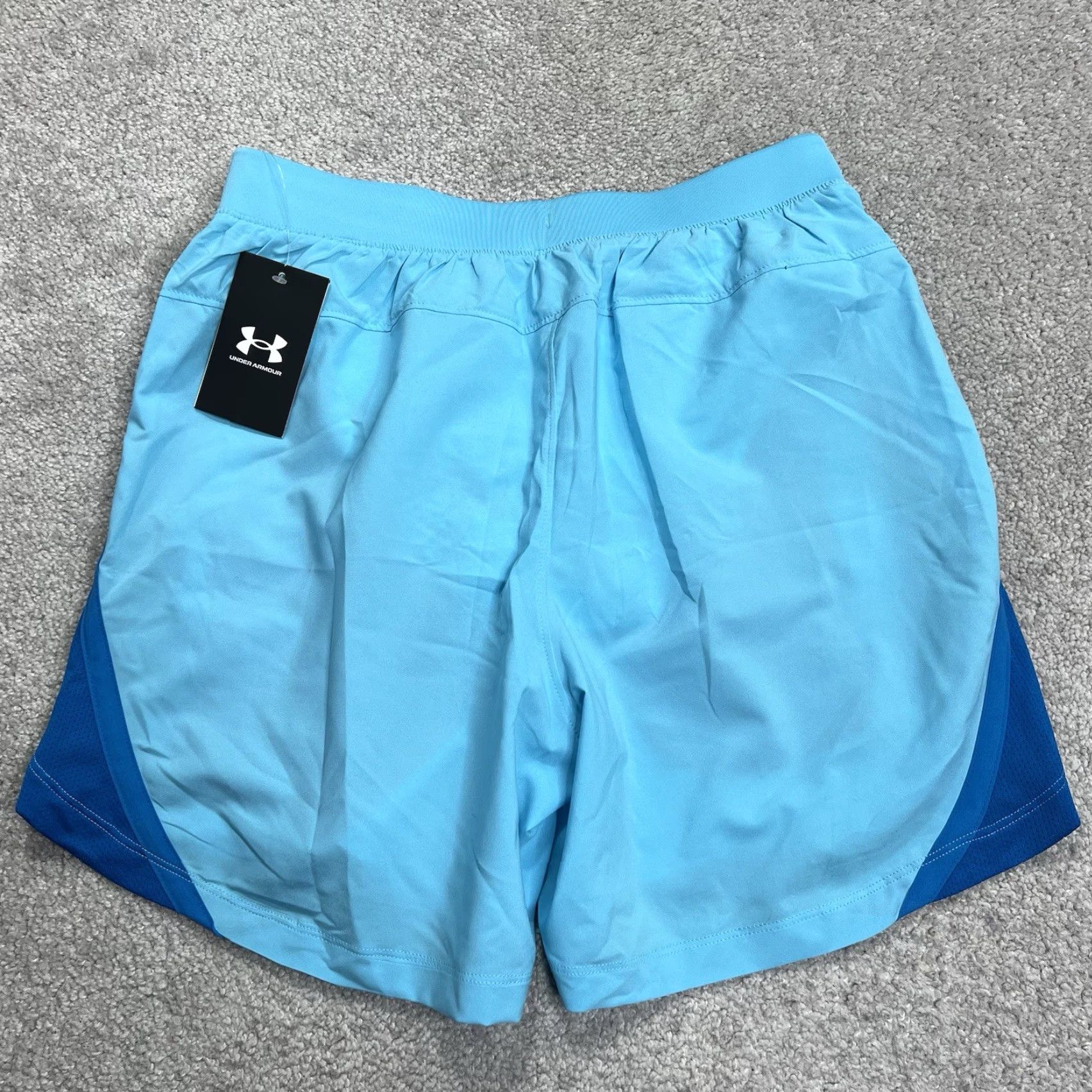 Under Armour Under Armour UA Launch Shorts Men Medium Blue 5” Athletic Lined Quick Dry NWT Size US 27 - 4 Thumbnail