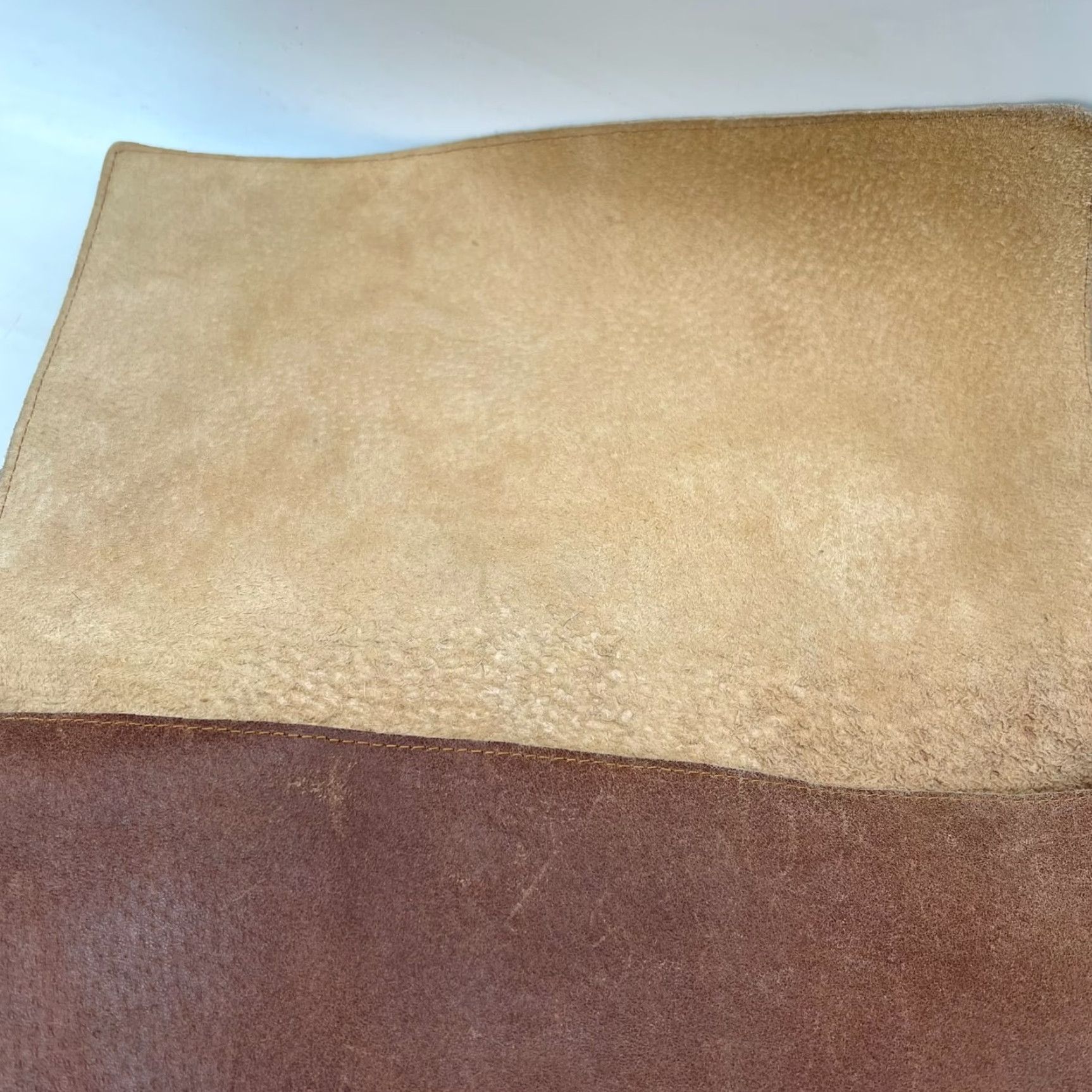 Vintage VINTAGE MAY-KO Leather Crossbody Bag Unisex Adults Medium Brown 14x14 Bohemian Designer Travel Casual Size ONE SIZE - 4 Thumbnail