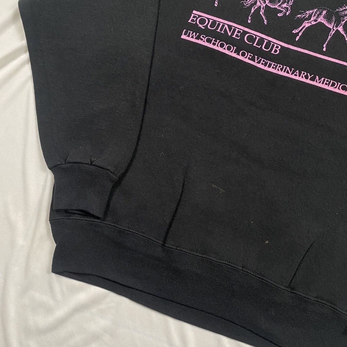 Russell Athletic Vintage 90s Russell Equine Club UW School Crewneck Size US M / EU 48-50 / 2 - 5 Thumbnail