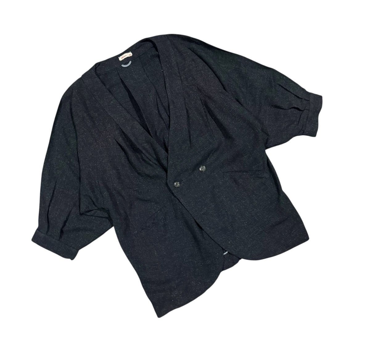 45rpm Vtg🔥45rpm Kimono Coat Style Double Breasted Salt & Pepper Size US M / EU 48-50 / 2 - 5 Thumbnail