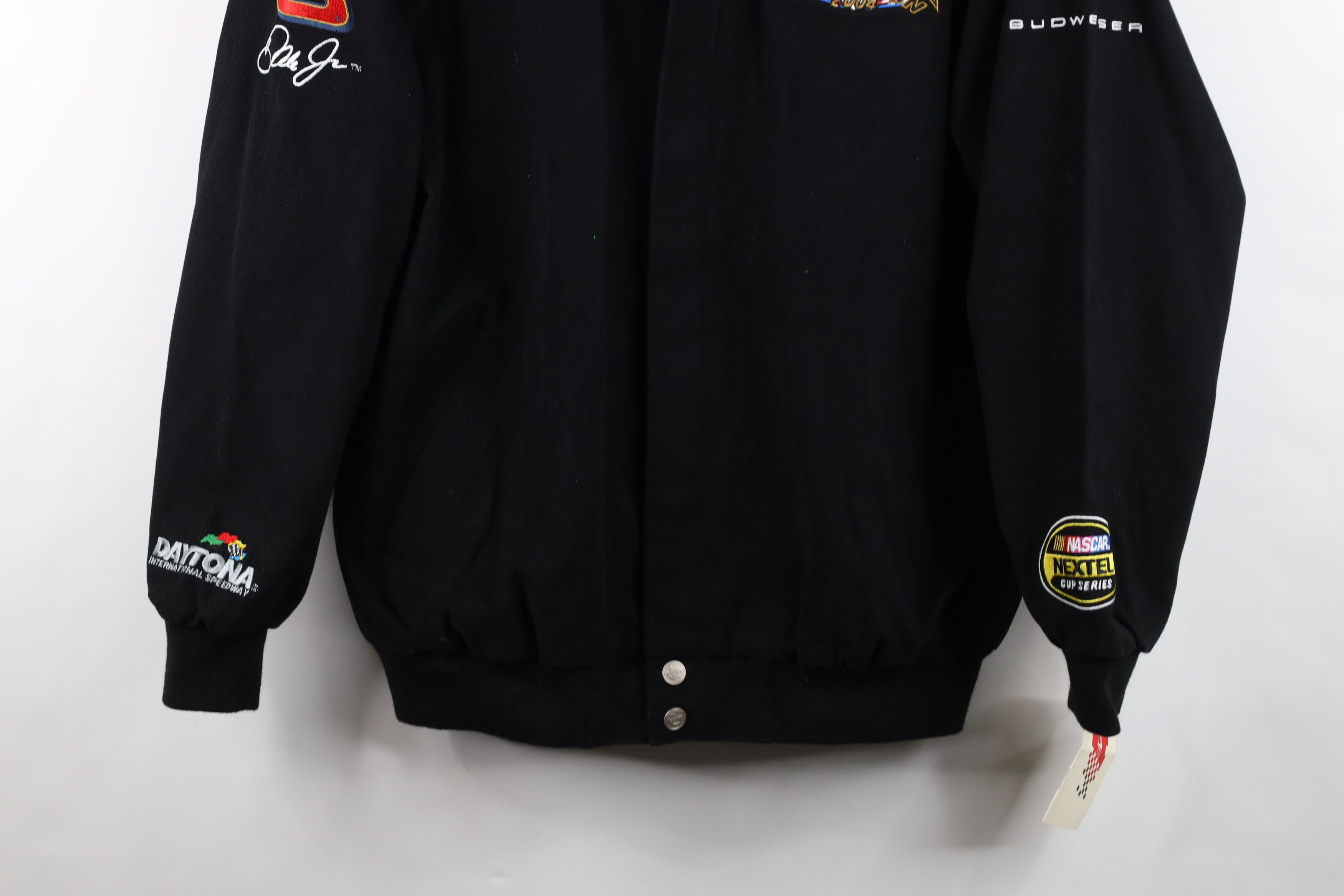 Vintage Deadstock Y2K 2004 NASCAR Dale Earnhardt Jr Crew Jacket Size US L / EU 52-54 / 3 - 3 Thumbnail