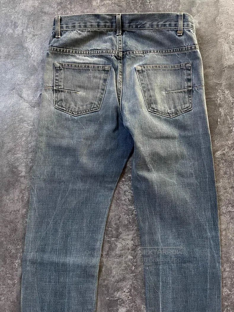 Dior Dior Light blue fault line water-washed rippled distressed Size US 28 / EU 44 - 6 Thumbnail