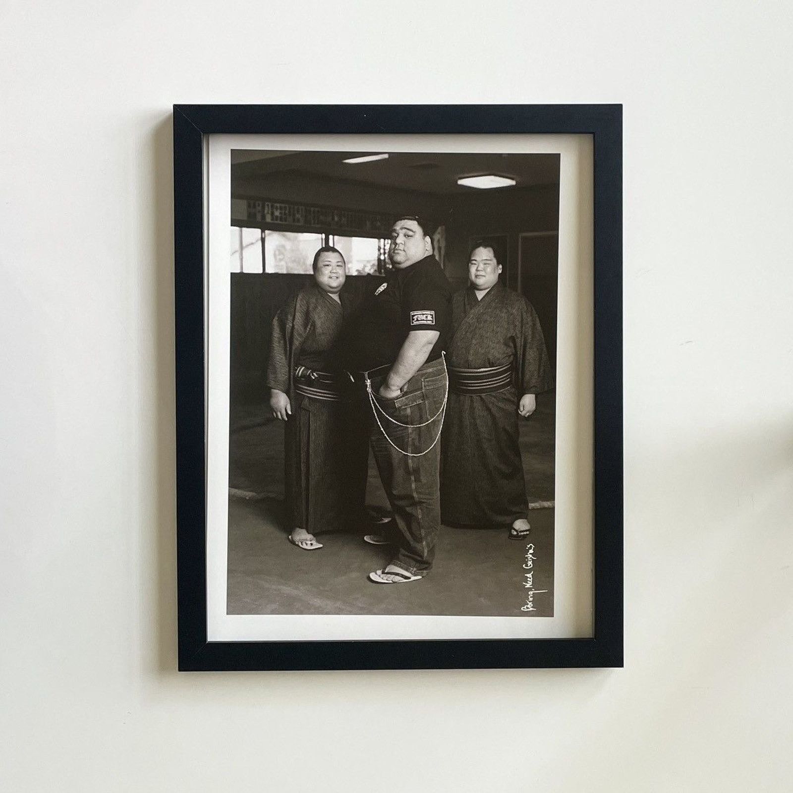 Chrome Hearts × Vintage Chrome Hearts black/white photo Poster framed 9x11 Size ONE SIZE - 1 Thumbnail