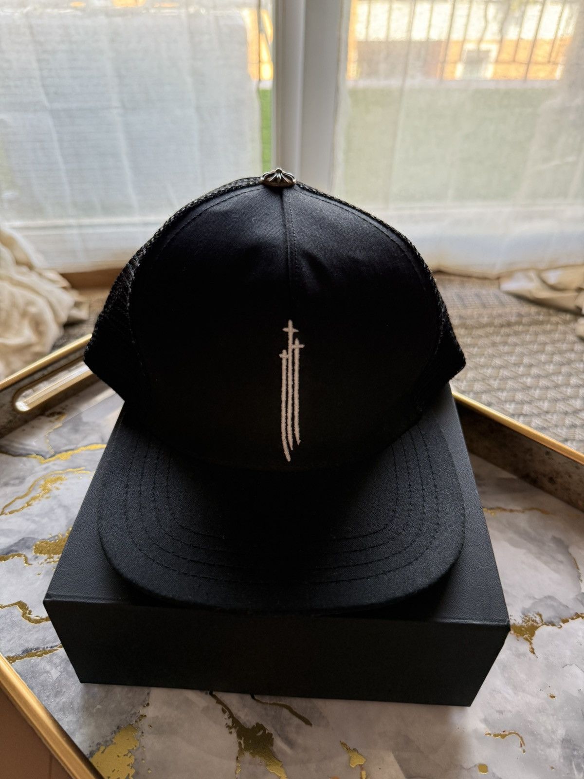 Chrome Hearts Chrome hearts RS3 trucker hat logo Size ONE SIZE - 2 Thumbnail