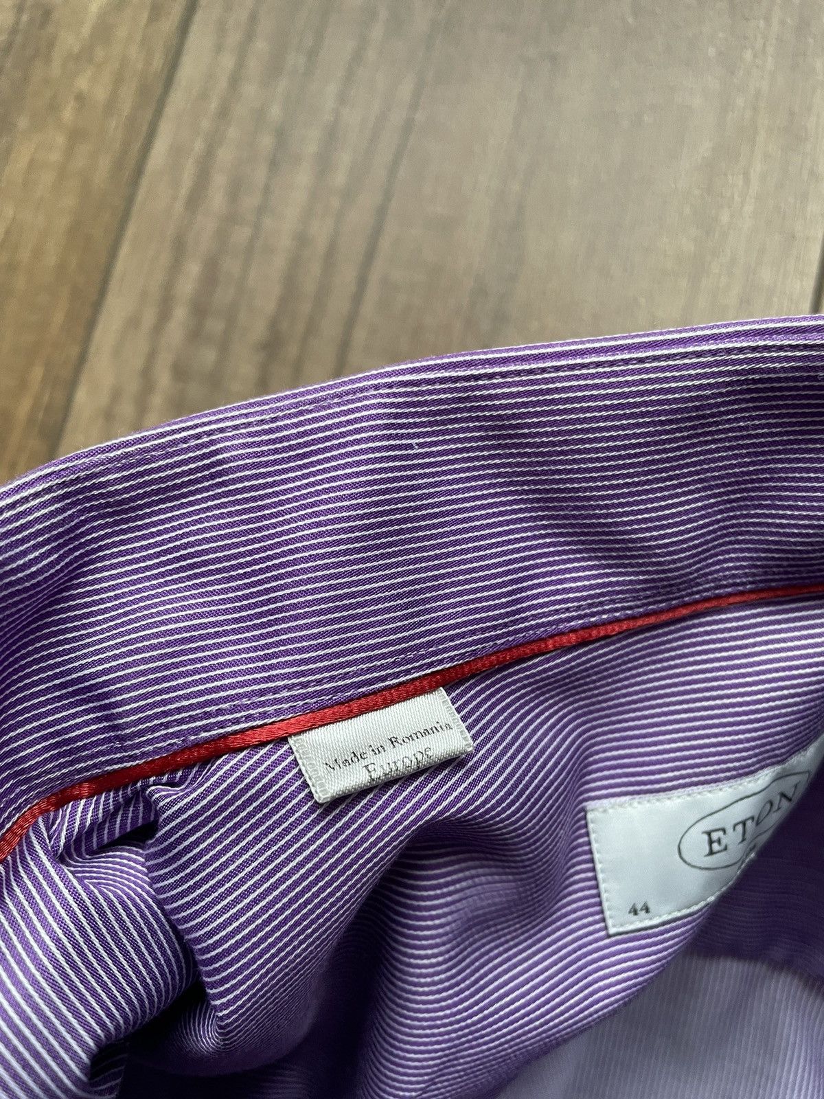 Eton ETON Shirt Button Down Slim Fit Mens Size US S / EU 44-46 / 1 - 4 Thumbnail