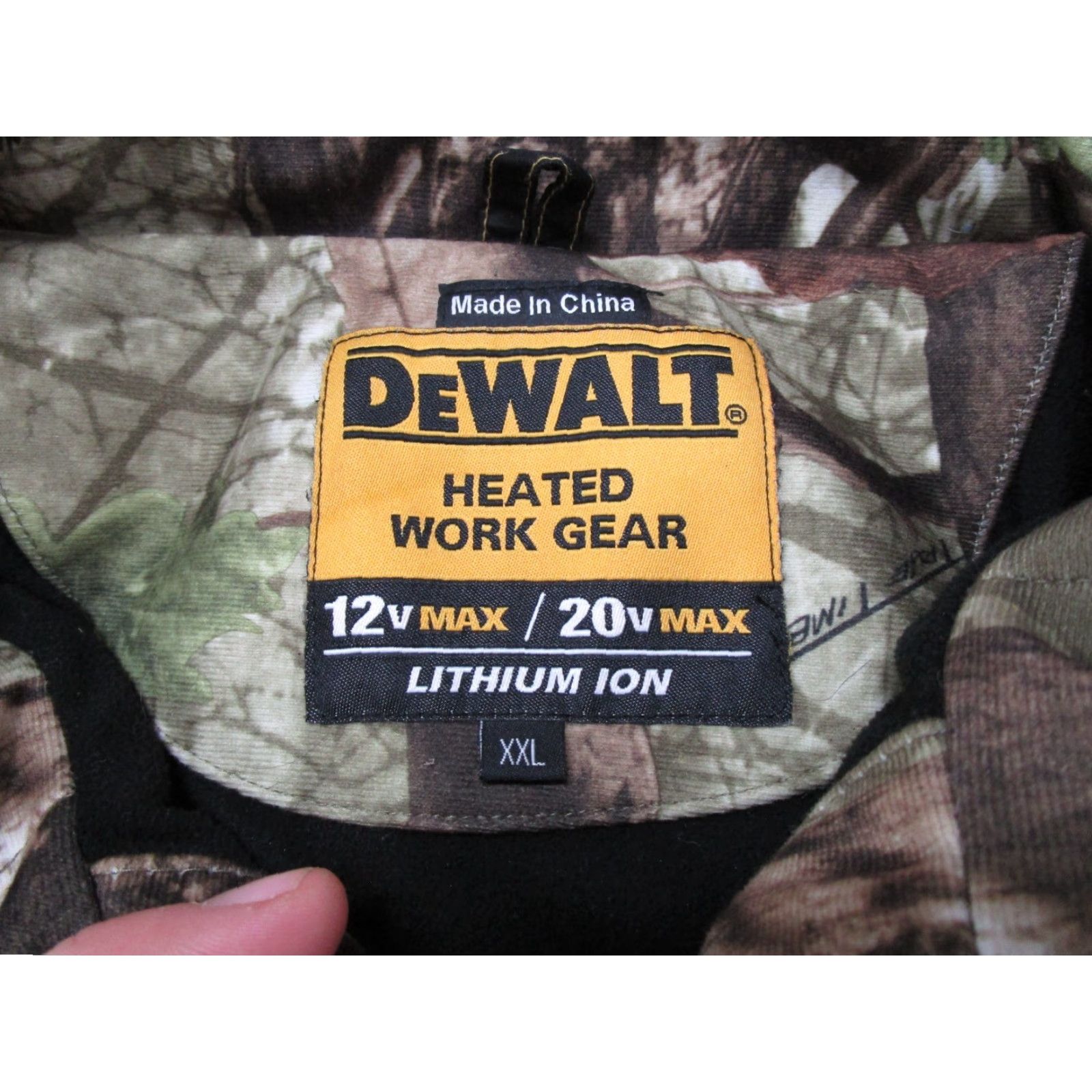 Vintage DEWALT Jacket Main Selling Point: Heated Gear 12V Camouflage True Timber Camo 2XL DEWALT Size US XXL / EU 58 / 5 - 3 Thumbnail