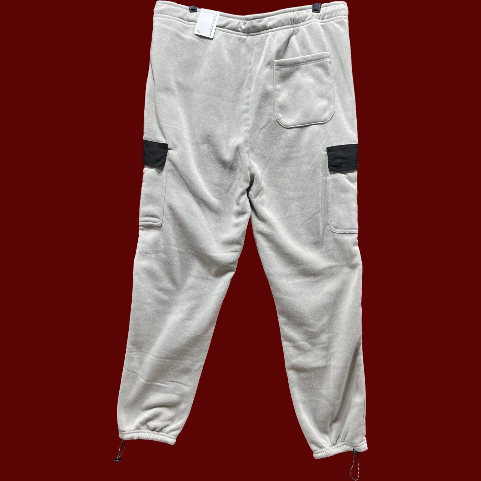rue21 Rue 21 - Men's Cargo Sweatpants - Gray - Extra Large Size ONE SIZE - 2 Thumbnail