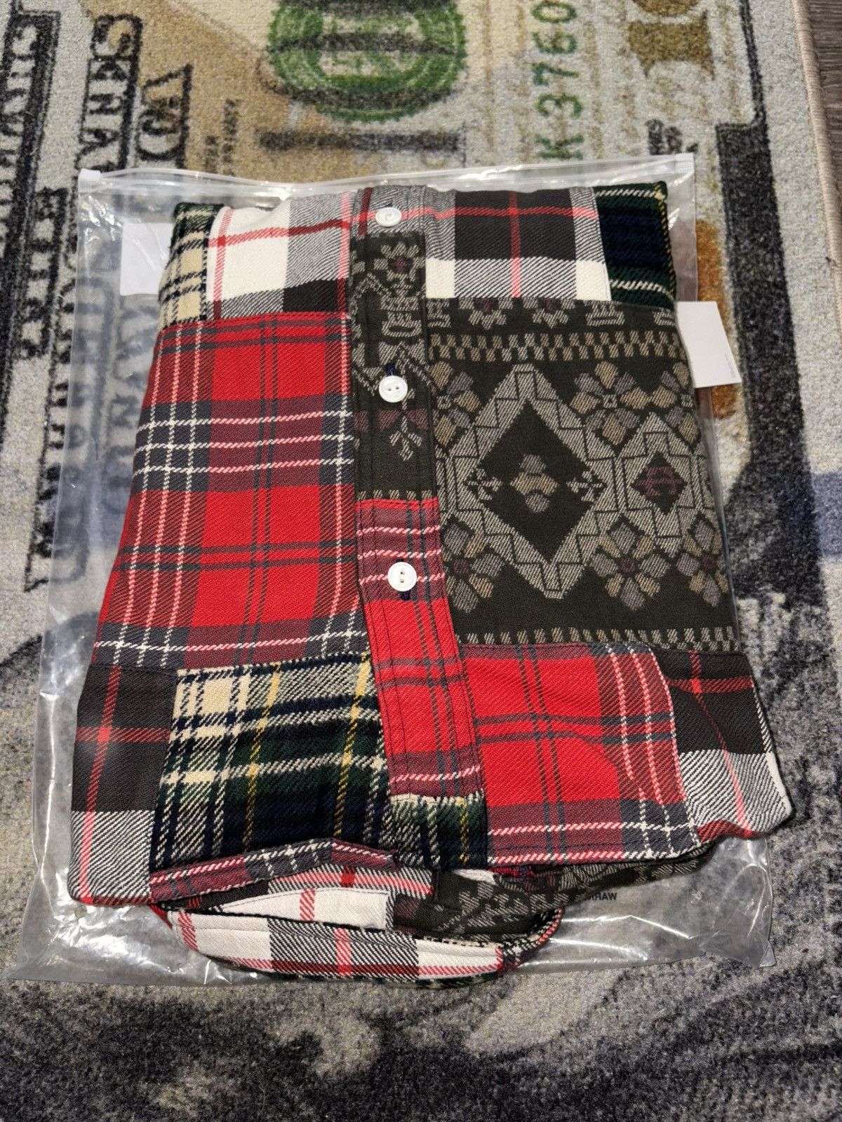 Aime Leon Dore Aime Leon Dore Heritage Heavy Weight Patchwork Shirt Size US L / EU 52-54 / 3 - 2 Thumbnail