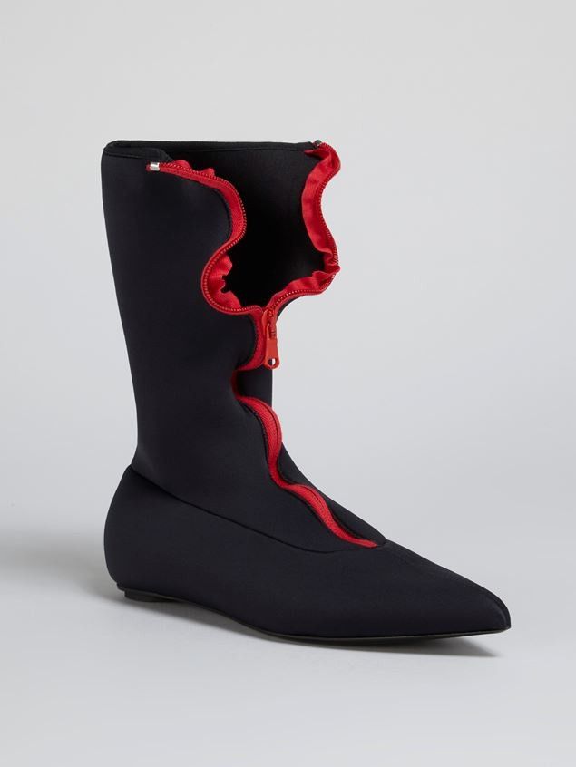 Marni o1y1025 Ankle Boots in Black Size US 5 / IT 35 - 2 Thumbnail