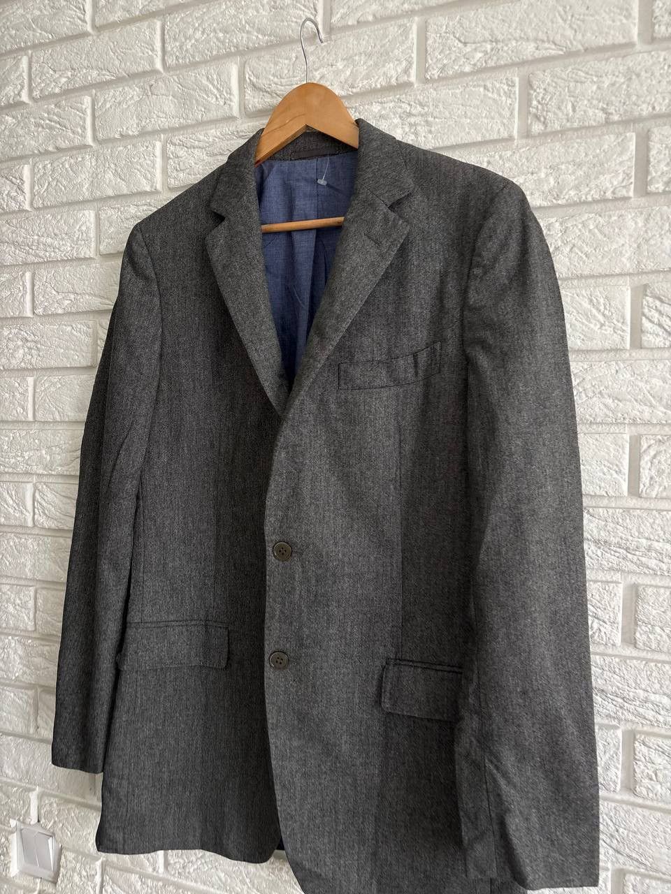 Suitsupply Suitsupply blazer pure wool gray Size 40L - 4 Thumbnail
