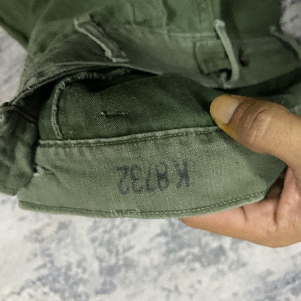 Army Of Me 1960s US Army OG-107 Sateen Vietnam War Trousers Size US 31 - 6 Thumbnail