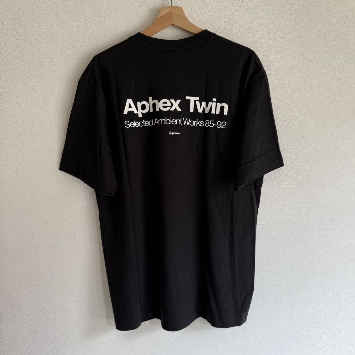 Supreme Supreme Aphex Twin Ambient Works Tee Black Spring 25