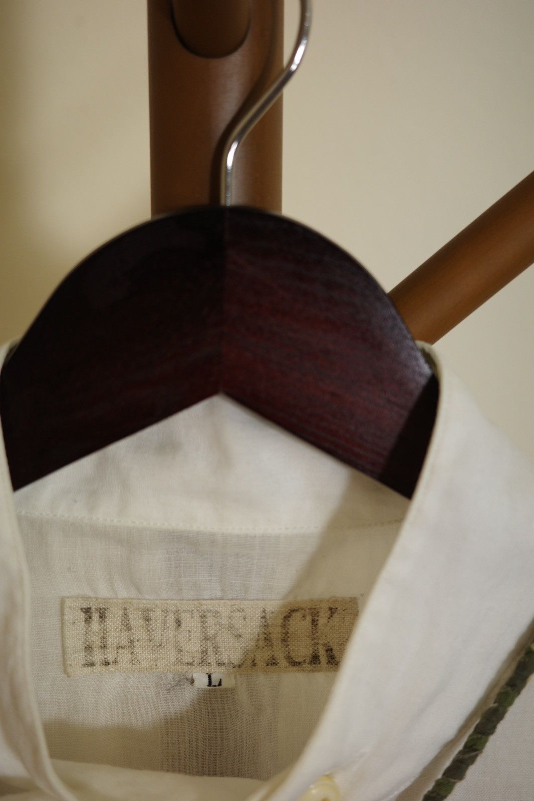 Haversack Haversack off-white linen French shirt Size US L / EU 52-54 / 3 - 5 Thumbnail