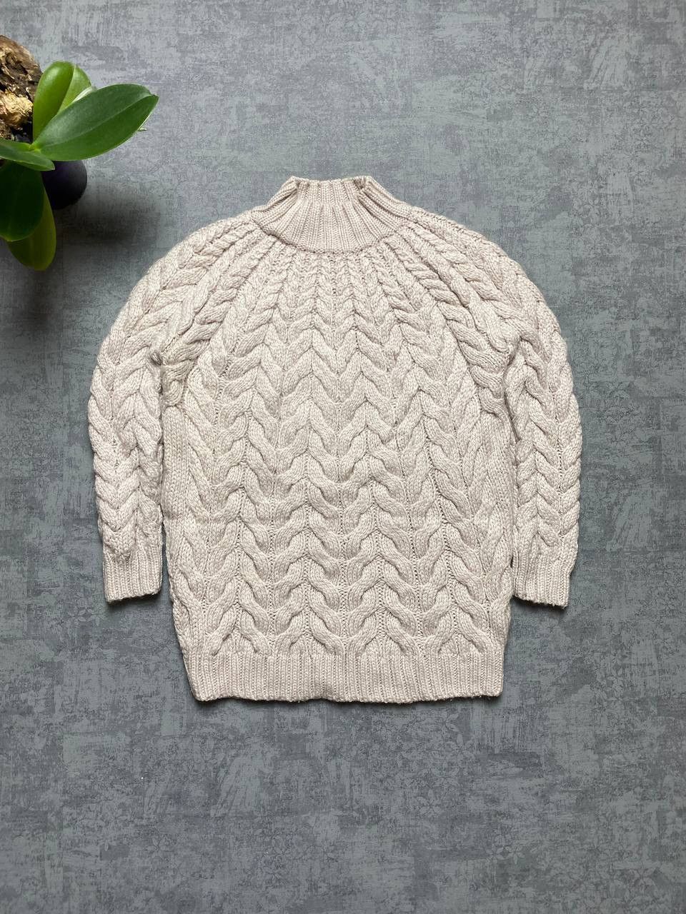 Sezane Ia Maille Sezane Wool coarse knitted Sweater Size S / US 4 / IT 40 - 4 Thumbnail
