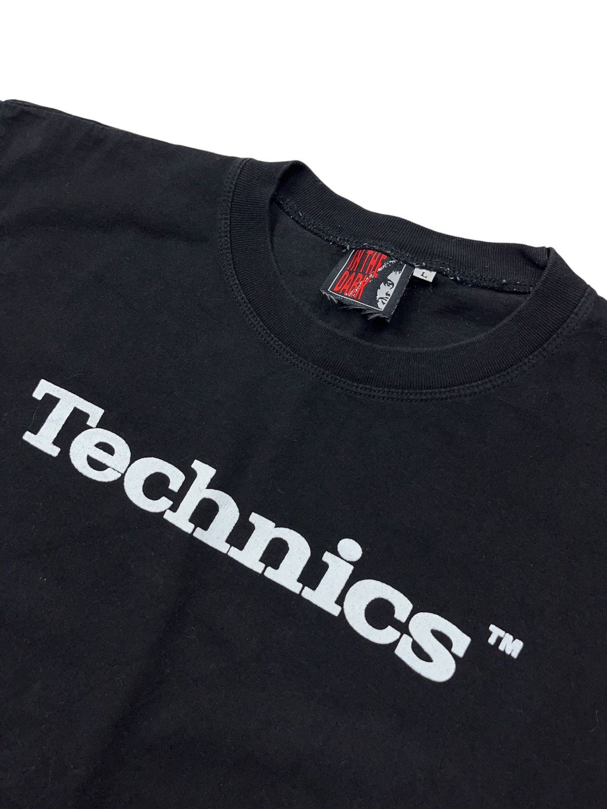 Vintage Vintage 90s Technics Iconic Spell Out T-shirt DJ Rave Rap Size US L / EU 52-54 / 3 - 4 Thumbnail