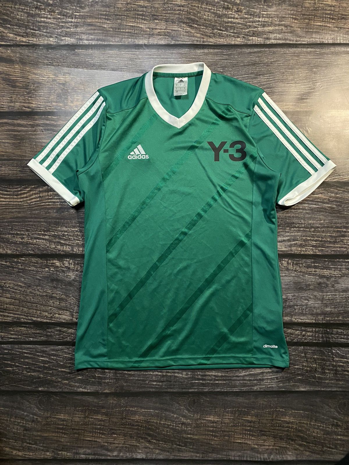 Rare True Vintage Adidas Logo 3-Stripes deals Climalite Jersey Shirt