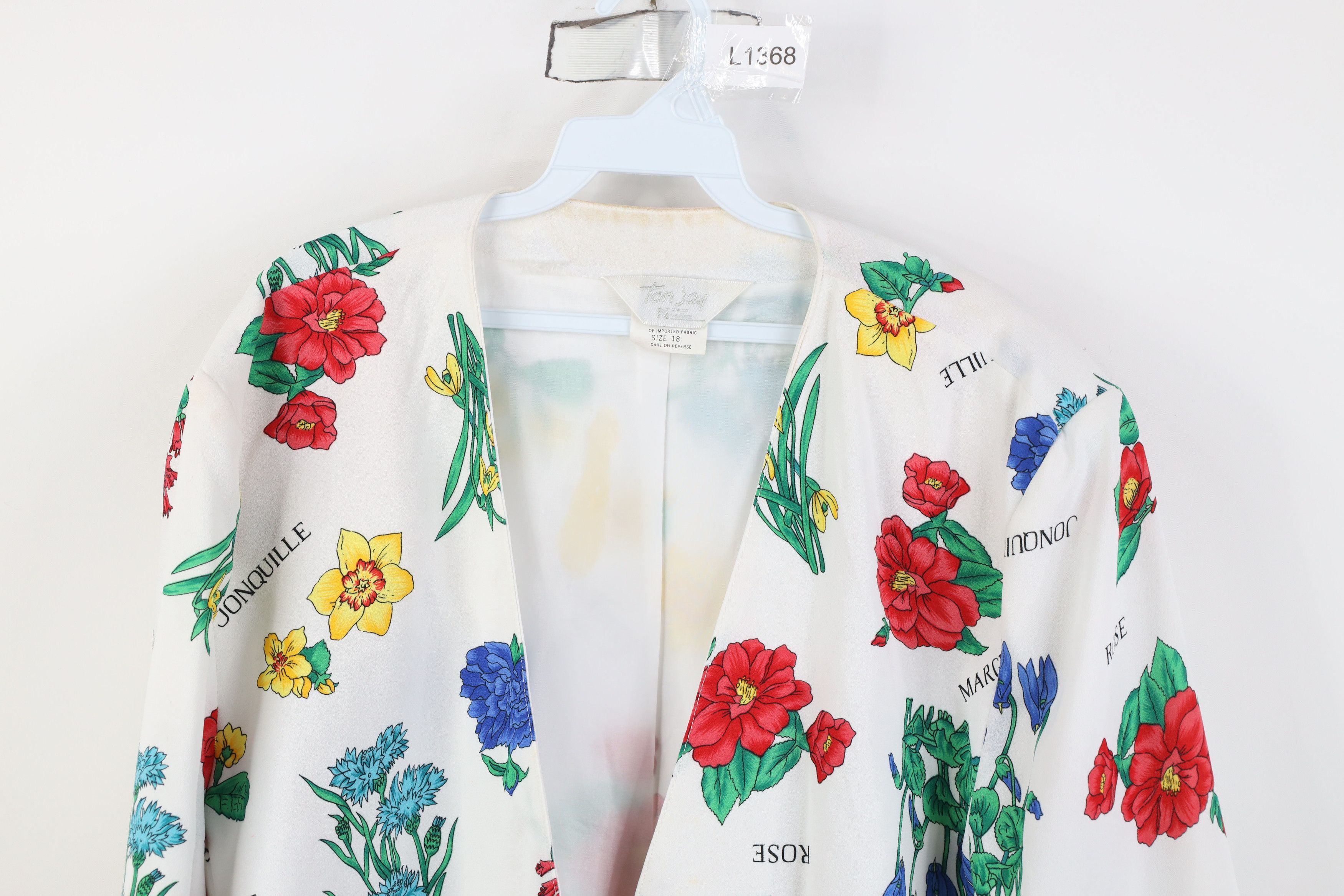 Vintage Vintage 90s Streetwear All Over Print Blazer Jacket USA Size XXL / US 16-18 / IT 52-54 - 2 Thumbnail