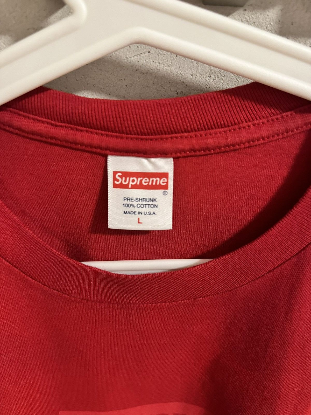 Supreme × Vintage Supreme red box logo tee shirt 🔴🔴 Size US L / EU 52-54 / 3 - 3 Thumbnail
