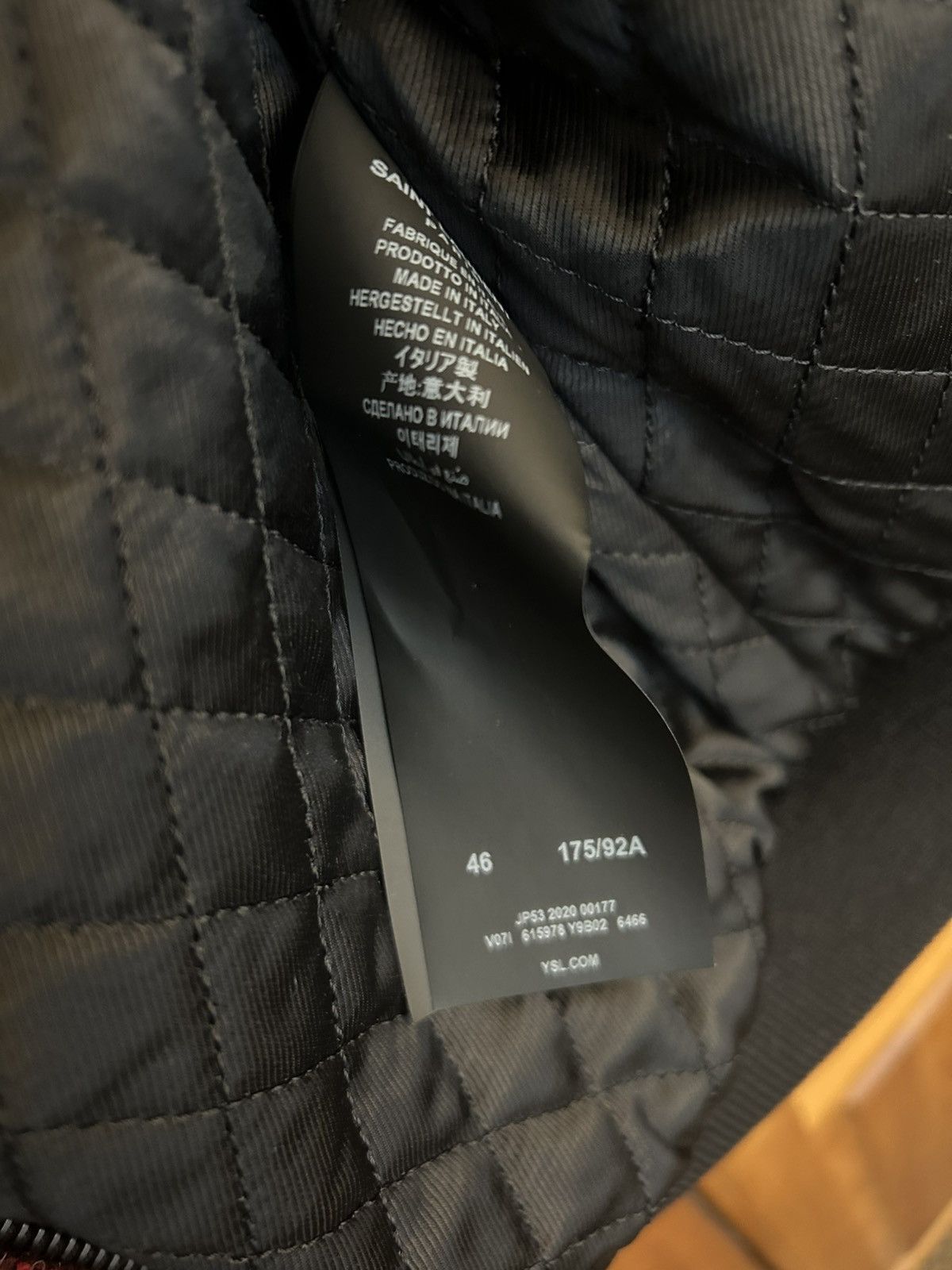 Saint Laurent Paris Saint Laurent Wool Jacket with Shearling Collar Size US S / EU 44-46 / 1 - 3 Thumbnail