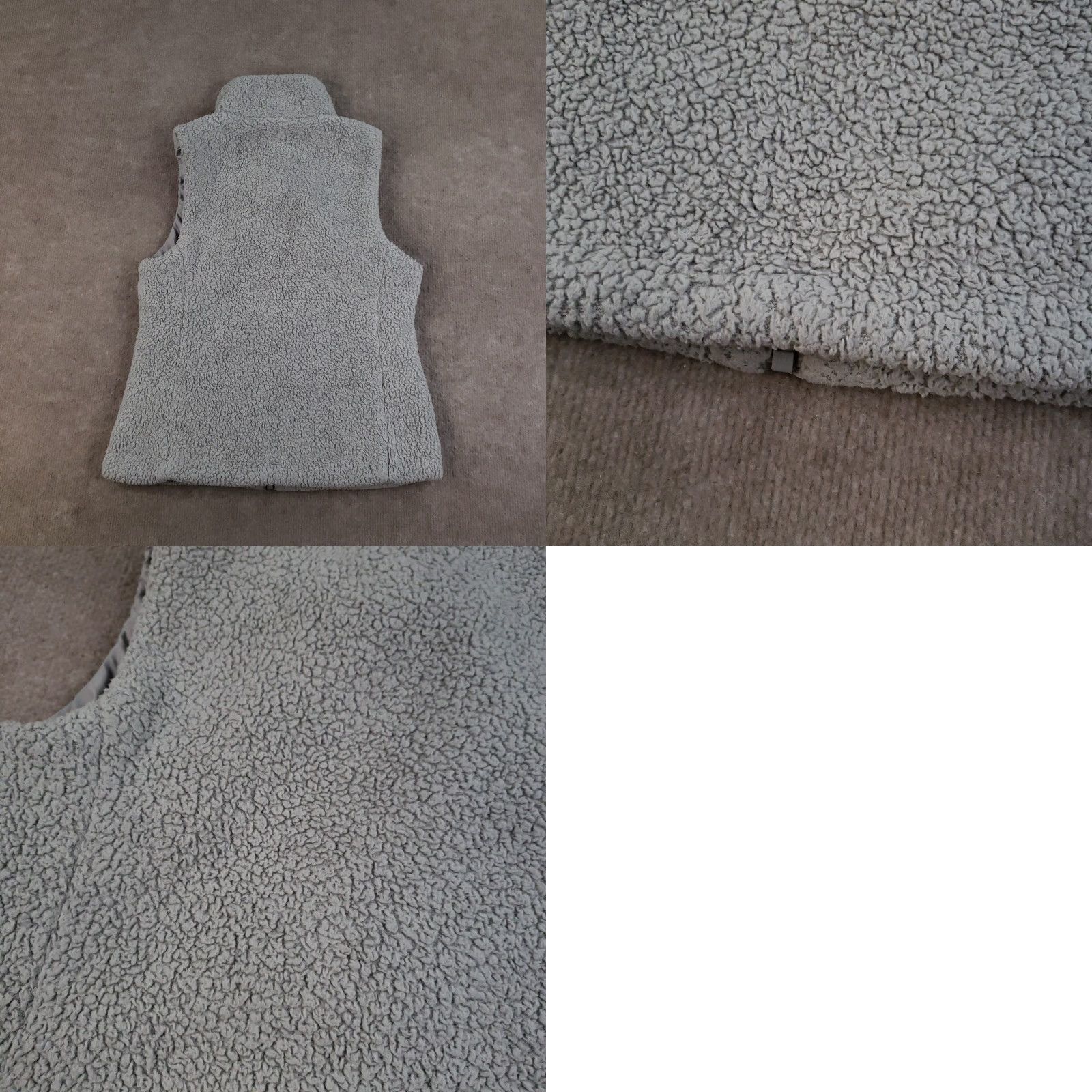 Patagonia Patagonia Los Gatos Vest Womens Small Beige Fuzzy Fleece Full Zip Size S / US 4 / IT 40 - 9 Thumbnail