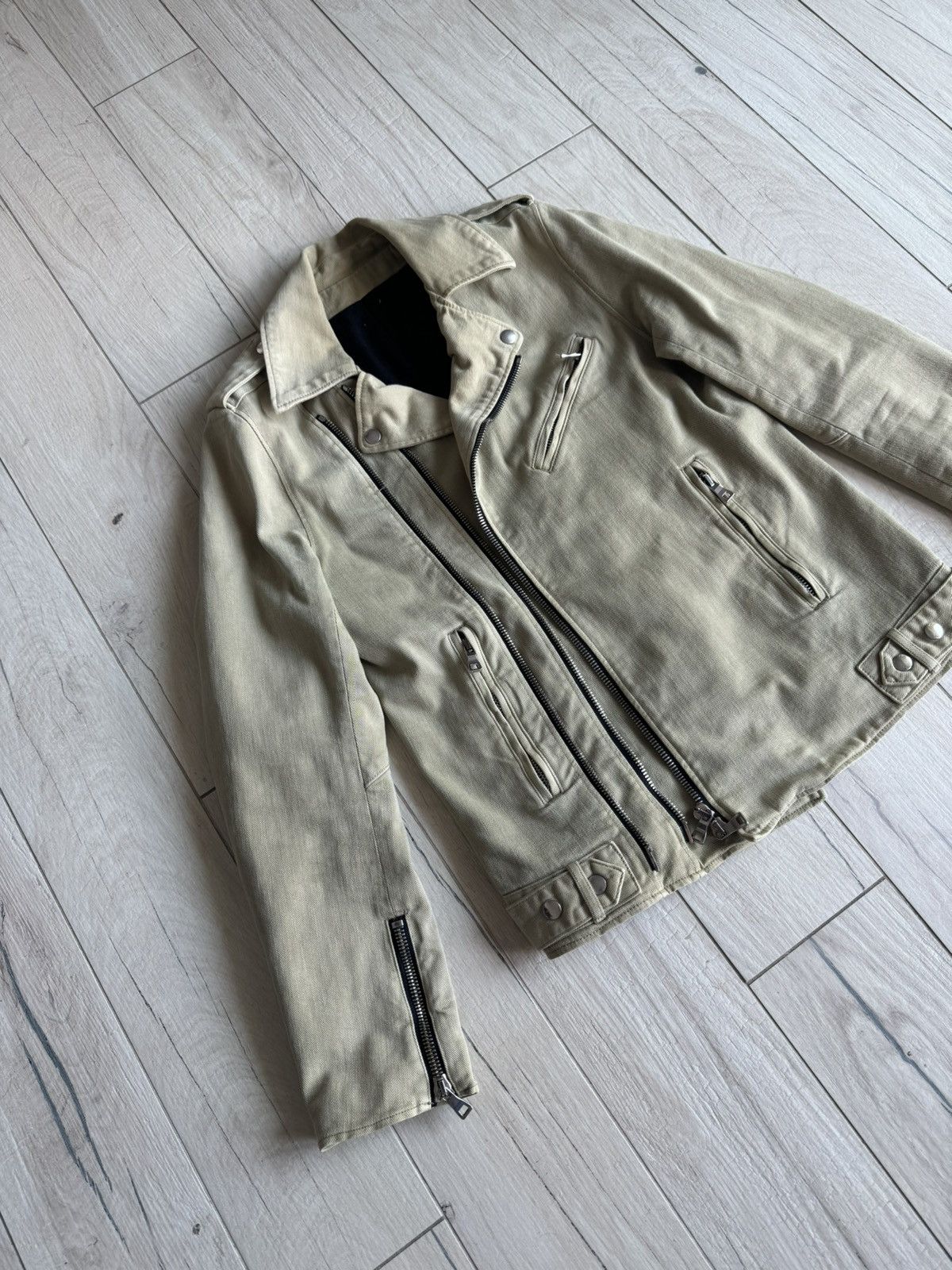 Balmain Balmain Decarnin Era Beige Biker Size US L / EU 52-54 / 3 - 1 Thumbnail