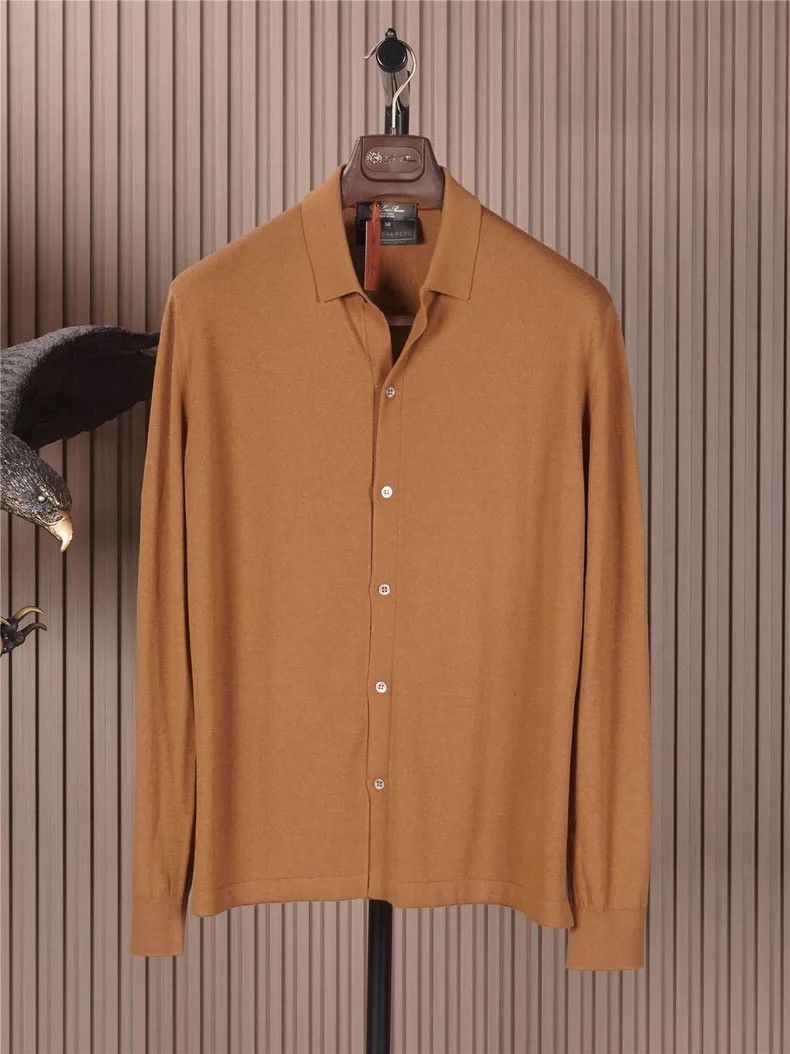 Ermenegildo Zegna Loro Piana 100% Vicuna Knit Shirt Size US M / EU 48-50 / 2 - 1 Thumbnail