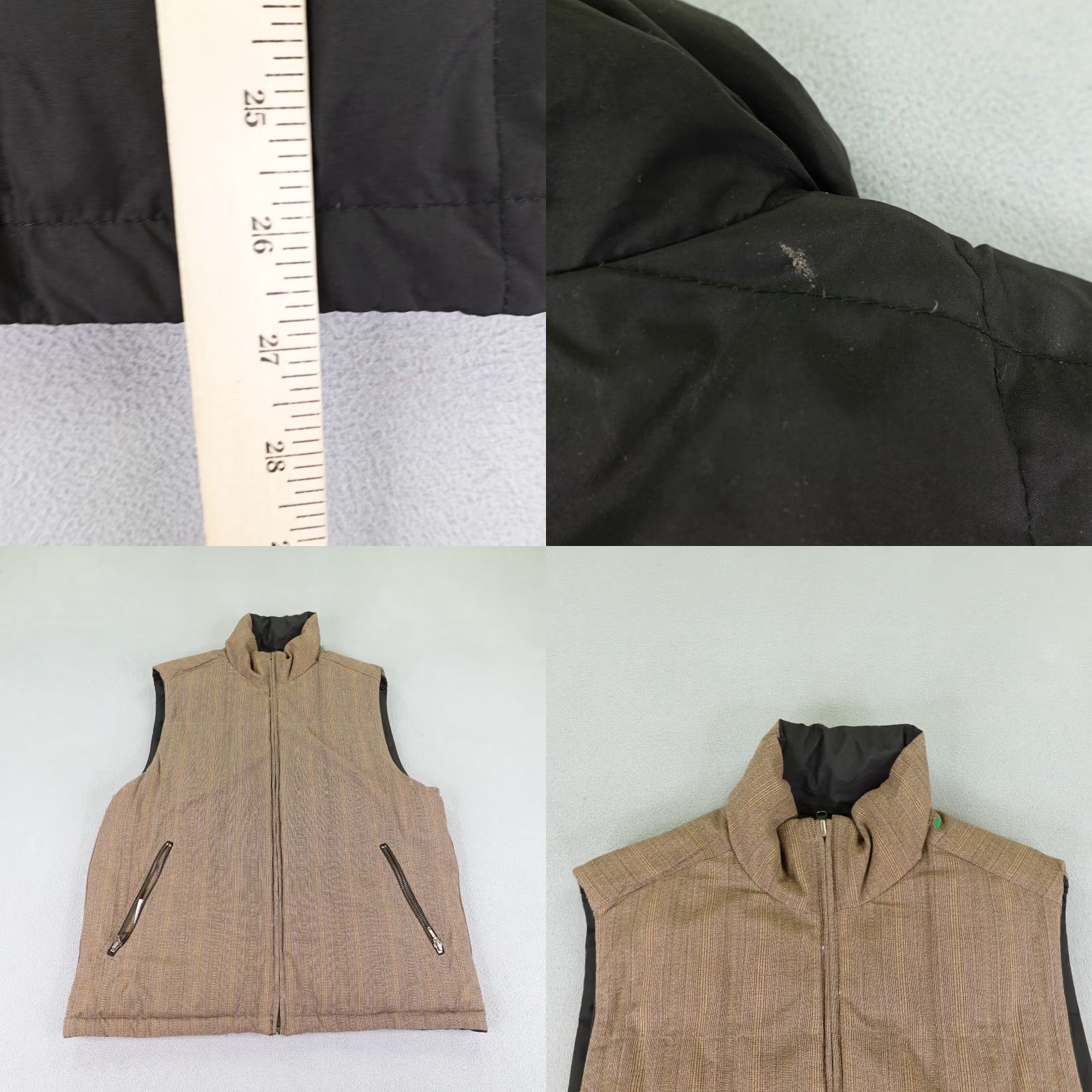 Eddie Bauer VINTAGE Eddie Bauer Vest Mens Medium Brown Black Reversible Down Puffer Quilted Vest Size US M / EU 48-50 / 2 - 8 Thumbnail