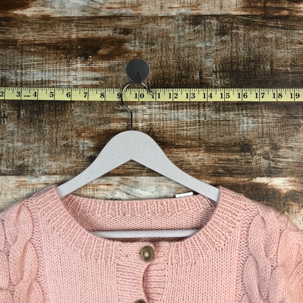 Homespun Knitwear × Japanese Brand Japan vintage Pink Patterned Cardigans #A1500 Size S / US 4 / IT 40 - 4 Thumbnail