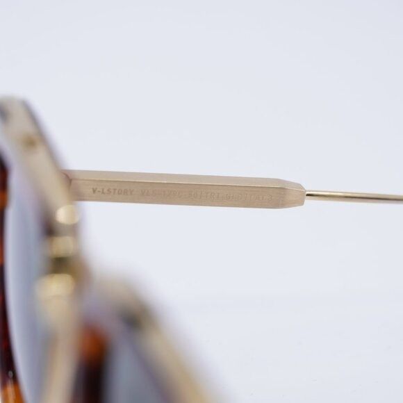 Valentino Valentino V-LSTORY VLS-129C Sunglasses Honey Havana Aviator Size ONE SIZE - 9 Thumbnail