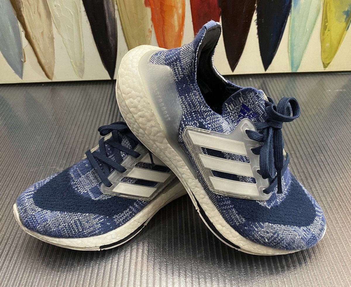 Adidas VGC Adidas ultraboost 21 primeblue j “crew blue” sneakers 6 Size US 6 / IT 36 - 2 Thumbnail