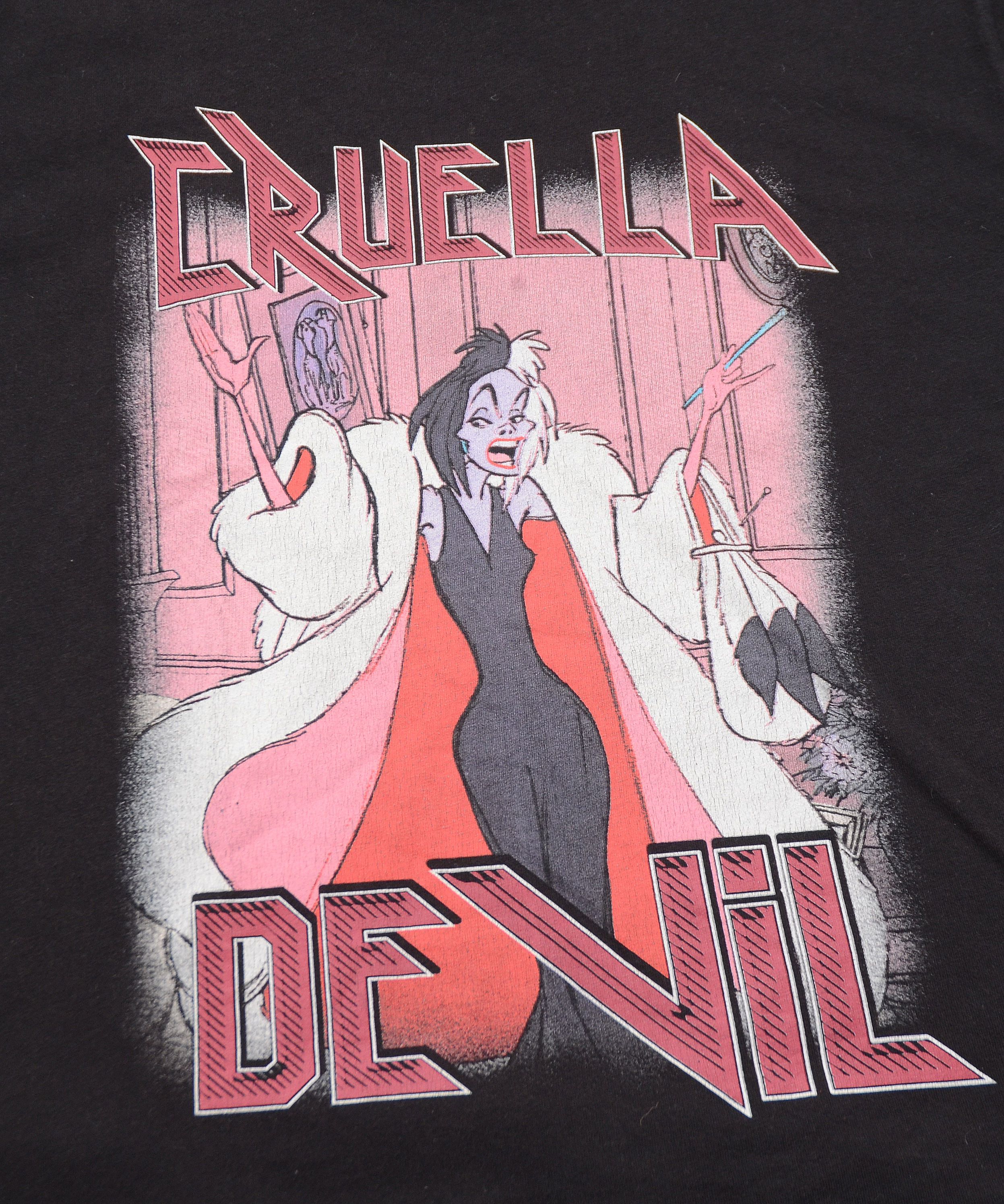 Disney × Vintage Vintage Cruella De Vil Disney Villains All Over Print sz M Size US M / EU 48-50 / 2 - 4 Thumbnail