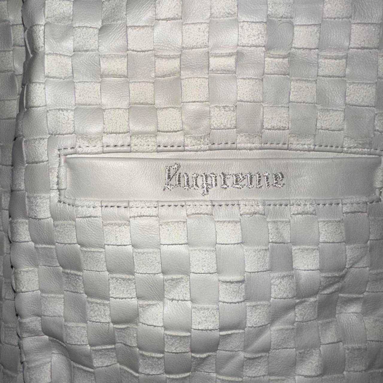 Supreme Supreme Woven Leather Zip Up Cardigan (FW24) Size US S / EU 44-46 / 1 - 3 Thumbnail
