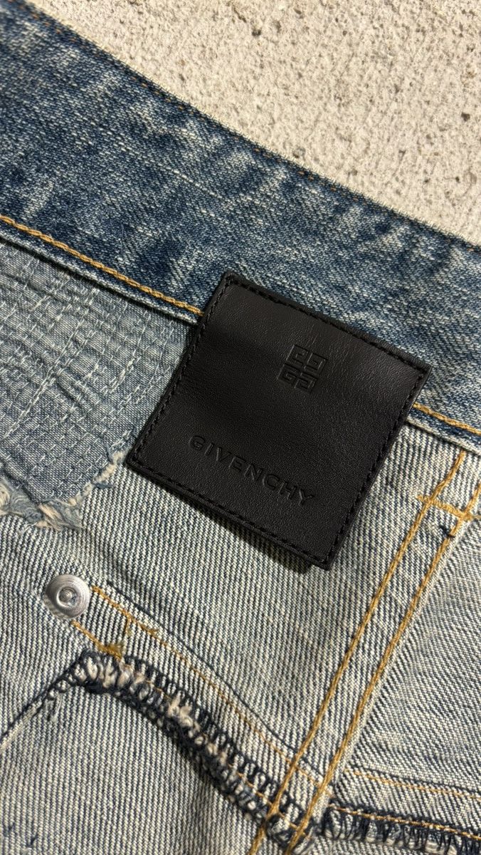Givenchy Givenchy Moleskin Boro Denim Size US 33 - 18 Thumbnail