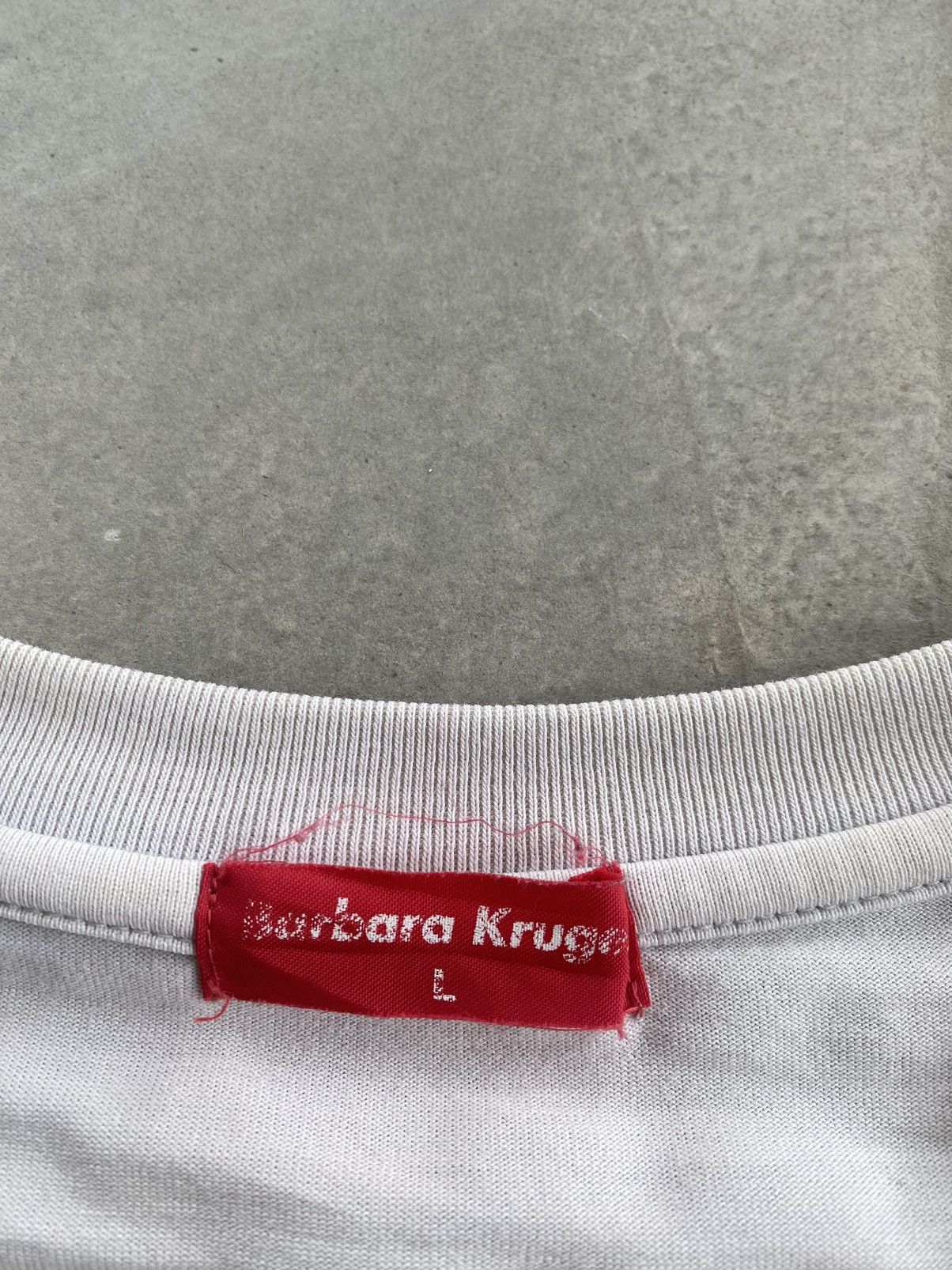Barbara Kruger VINTAGE BARBARA KRUGER WHO LAUGHS LAST? TEE Size US L / EU 52-54 / 3 - 4 Thumbnail