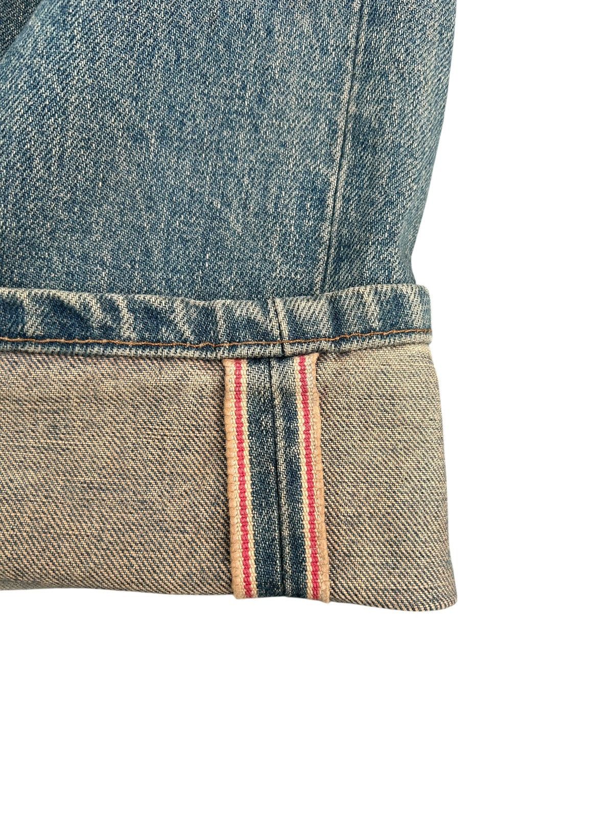 Kapital Vintage Wrangler Selvedge Baggy Rusty Mudwash Denim Jeans Size US 30 / EU 46 - 3 Thumbnail