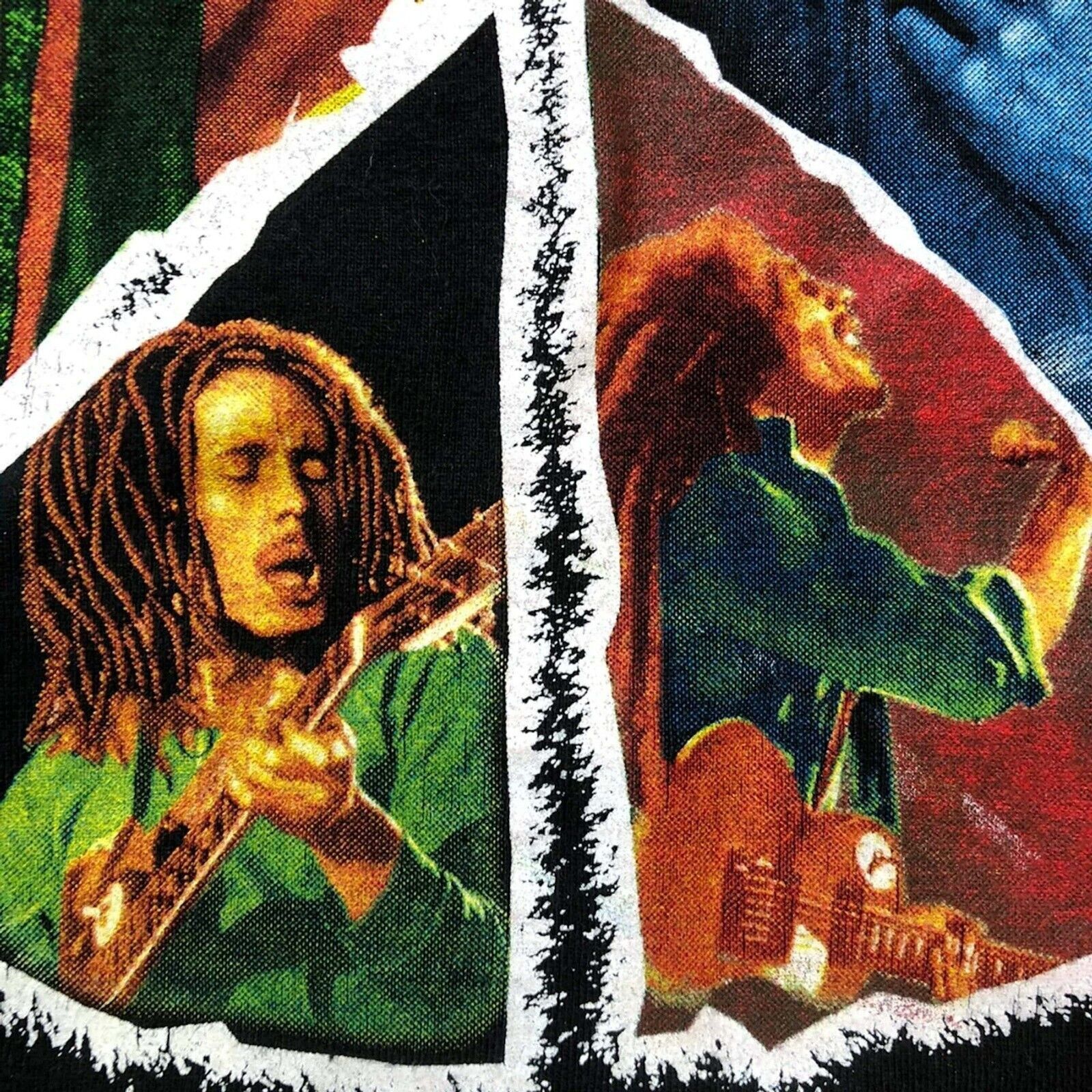 Bob Marley × Rap Tees × Vintage VTG Bob Marley One Love T Shirt Small Double Sided Rap Tee Size US S / EU 44-46 / 1 - 3 Thumbnail