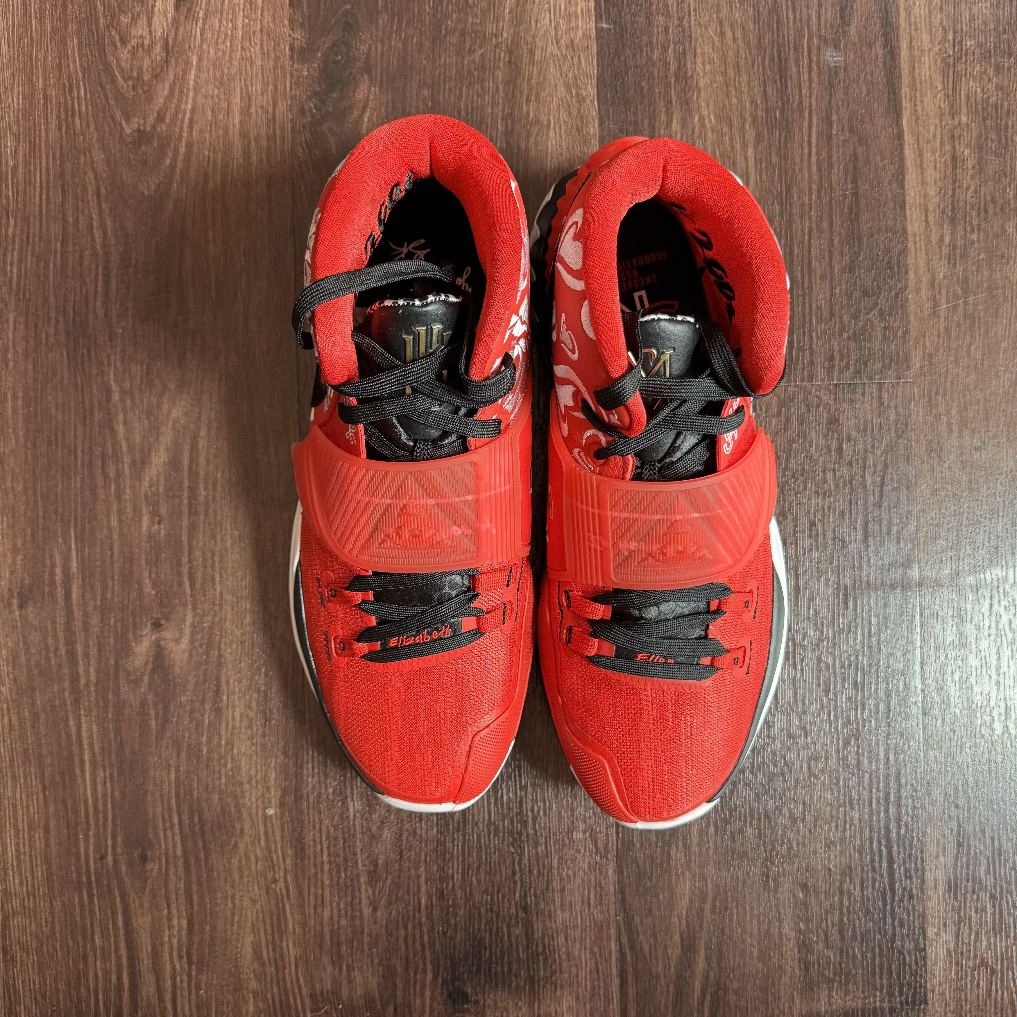 Nike SneakerRoom x Kyrie 6 (Mom - Red) Size US 10.5 / EU 43-44 - 2 Thumbnail