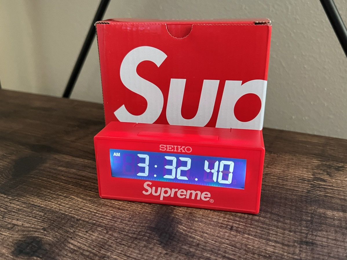 Supreme Seiko Alarm deals Clock FW22