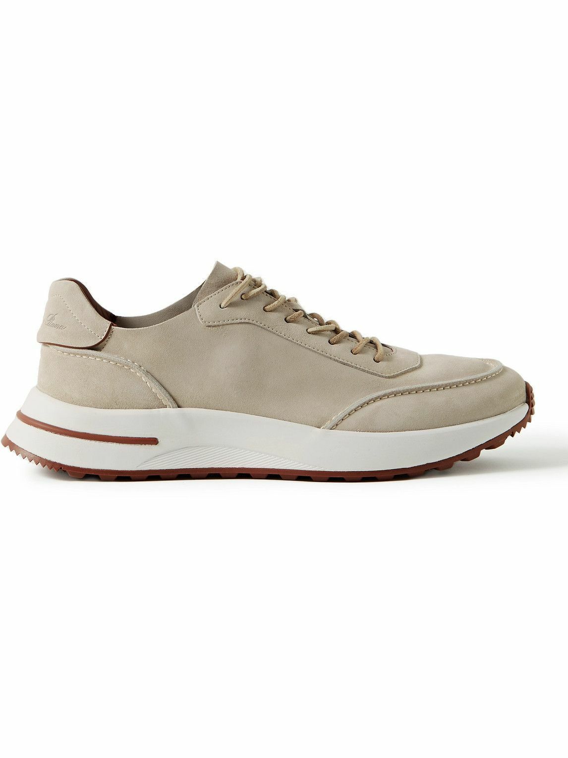 Loro Piana o1srvl11e1025 Low-Top Sneakers in Light Brown Size US 10.5 / EU 43-44 - 1 Thumbnail