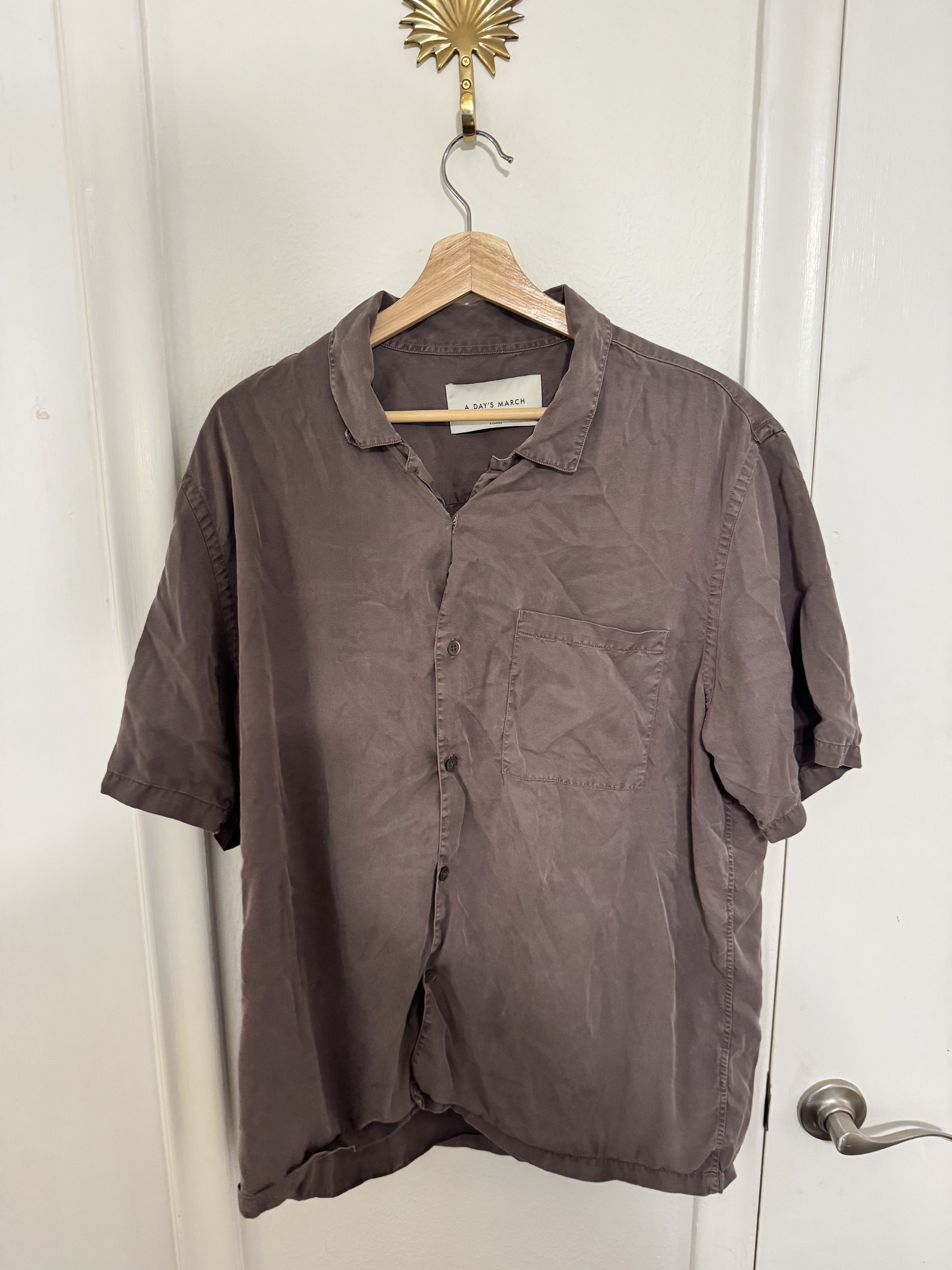 A Day's March Tercel Short Sleeve Button-Down Size US XL / EU 56 / 4 - 1 Thumbnail