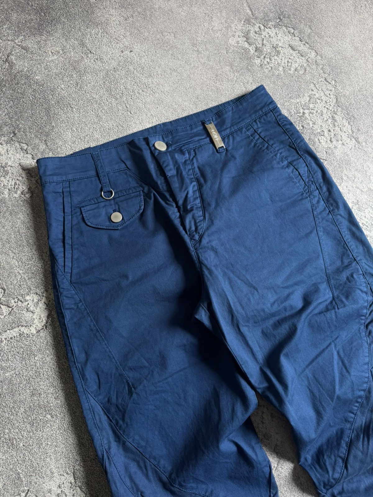 Other High Use USA8/UK12/F40 blue 3D pants chinos trousers Y2K Size 30" / US 8 / IT 44 - 8 Thumbnail