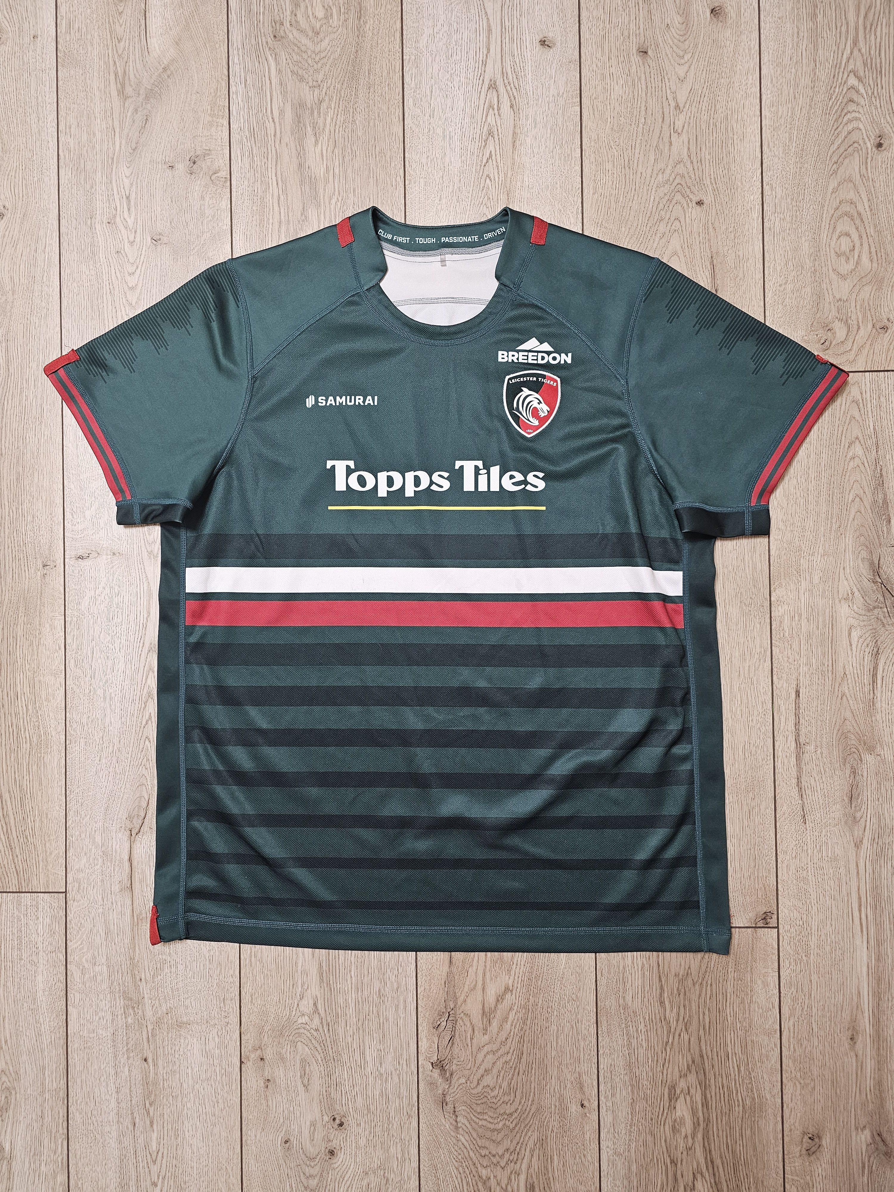 Other LEICESTER TIGERS RUGBY JERSEY ENGLAND RUGBY UNION JERSEY 3XL Size US XXL / EU 58 / 5 - 1 Thumbnail